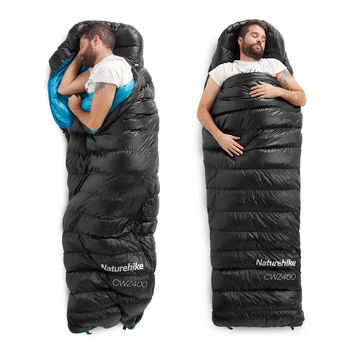 Naturehike Ultralight White Goose Down Sleeping Bag 750/550 Fill Power with Compression Sack - Image 8