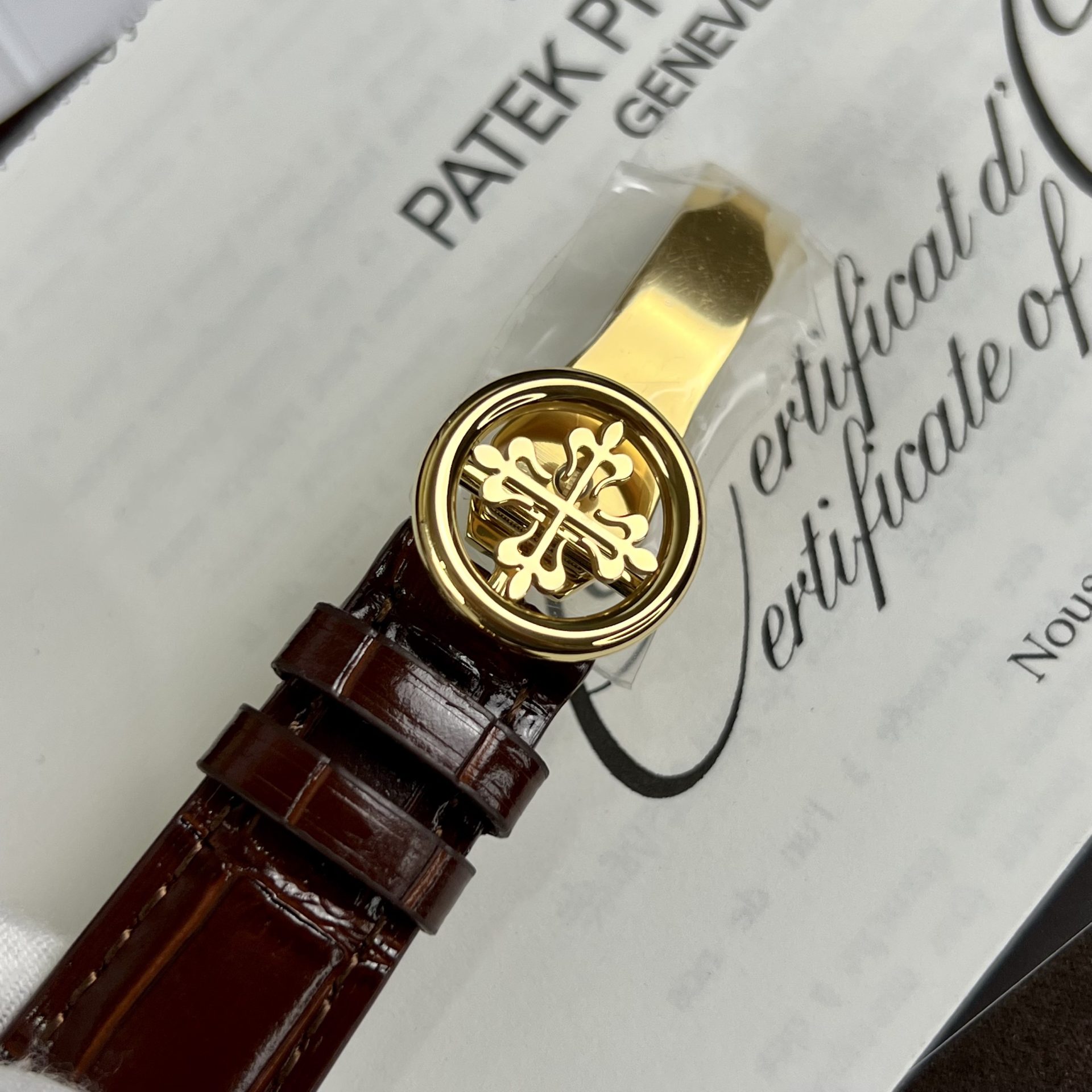 Patek Philippe Replica Watch Grand Complications 5160R Leather Strap 38mm - Top club