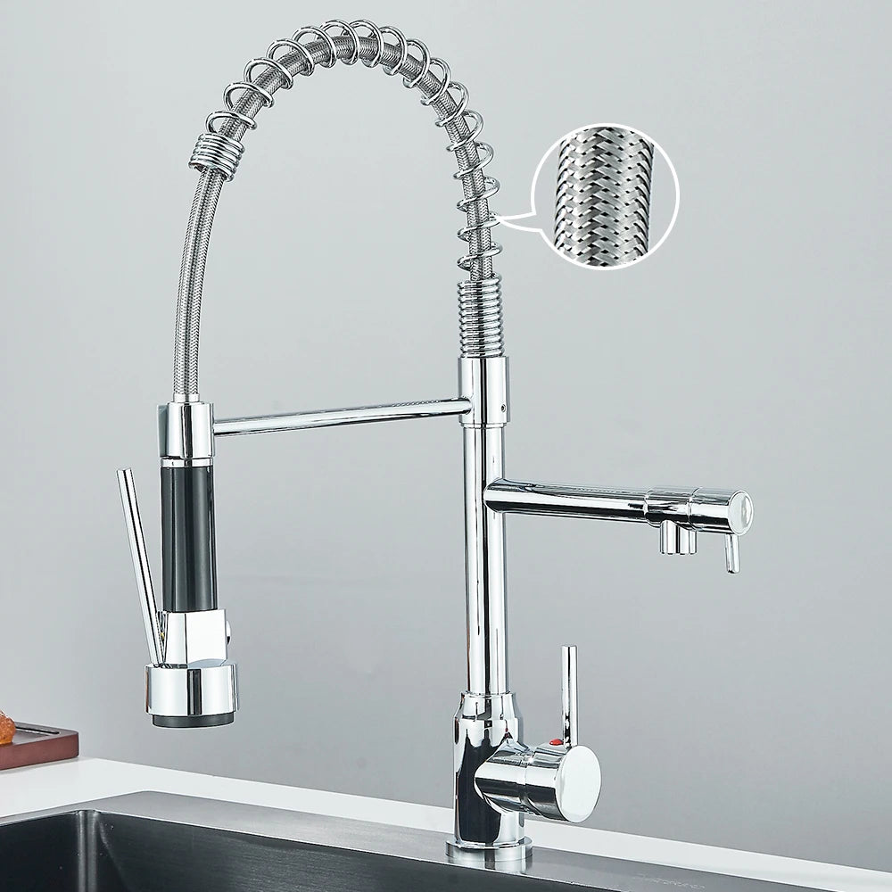 ModernFaucet | Enkelhendel met Dubbele Uitloop