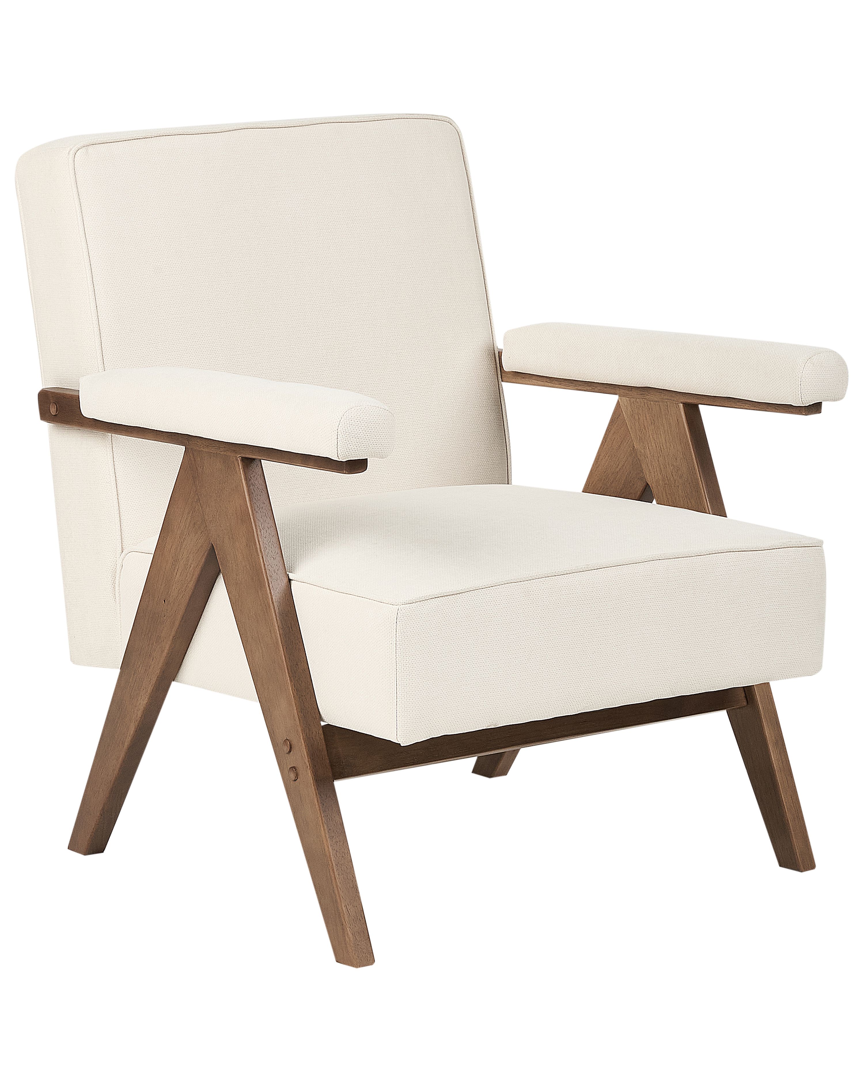 Armchair EVJE Fabric Light Beige