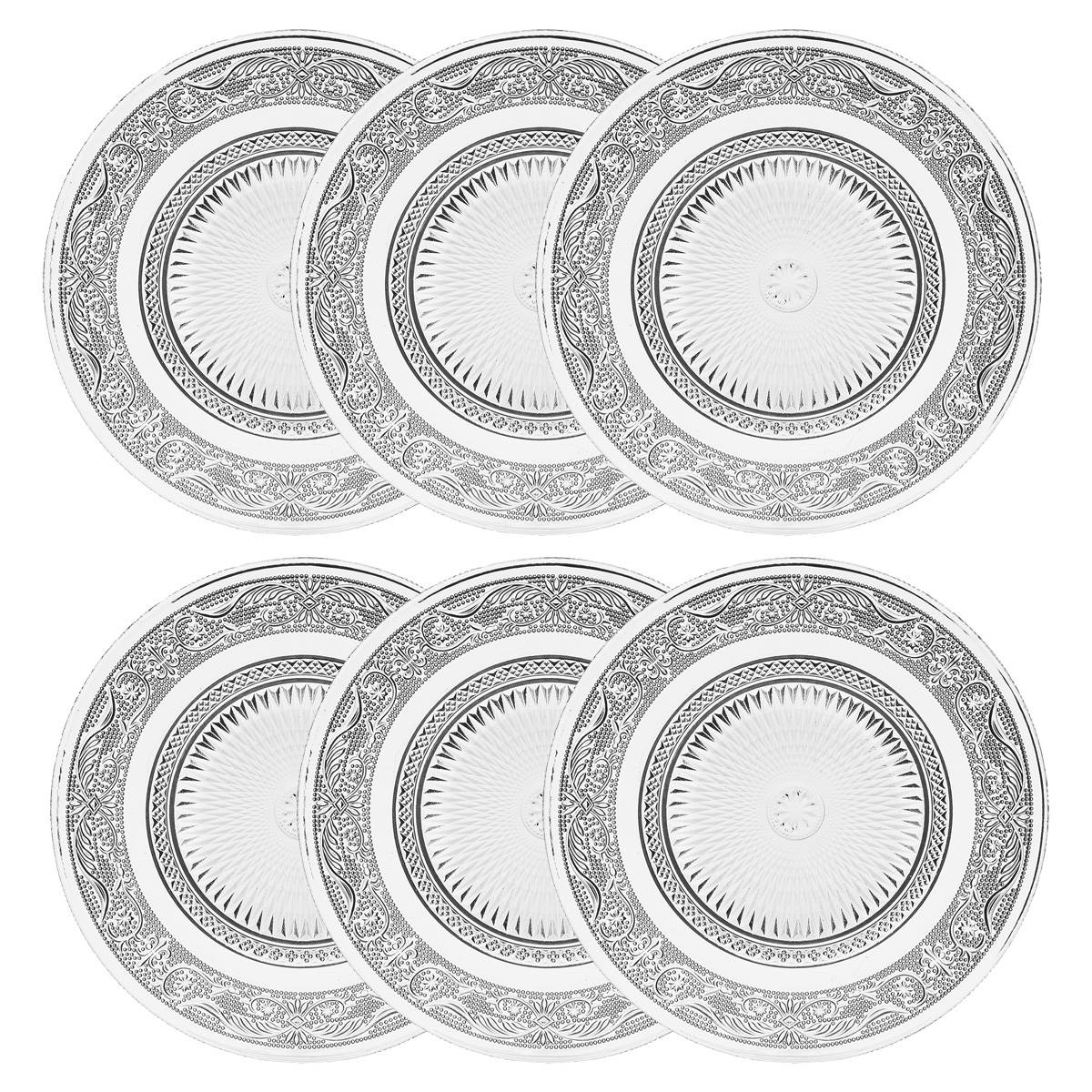 Set of 6 "Renaissance" dessert plates D.20.1 cm