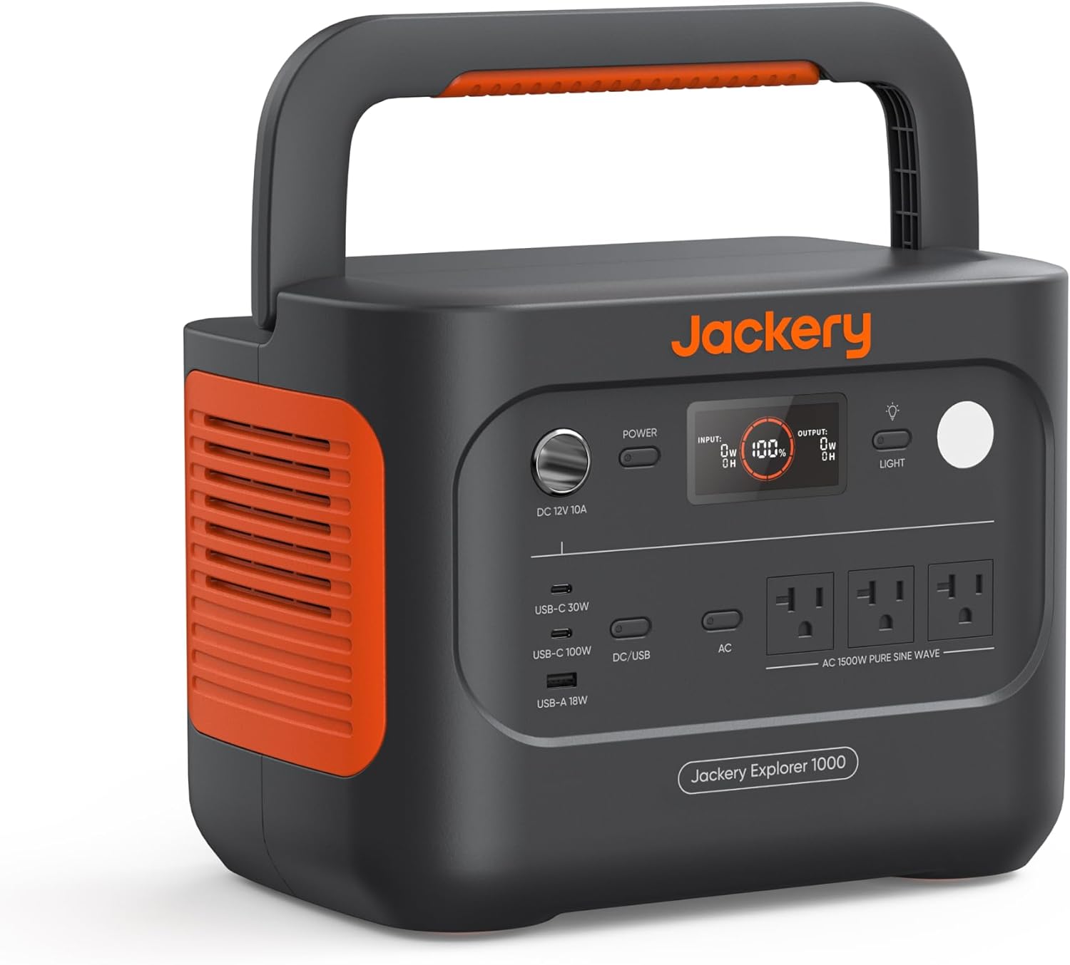 Jackery Explorer 1000 v2 Portable Power Station and Carrying Bag