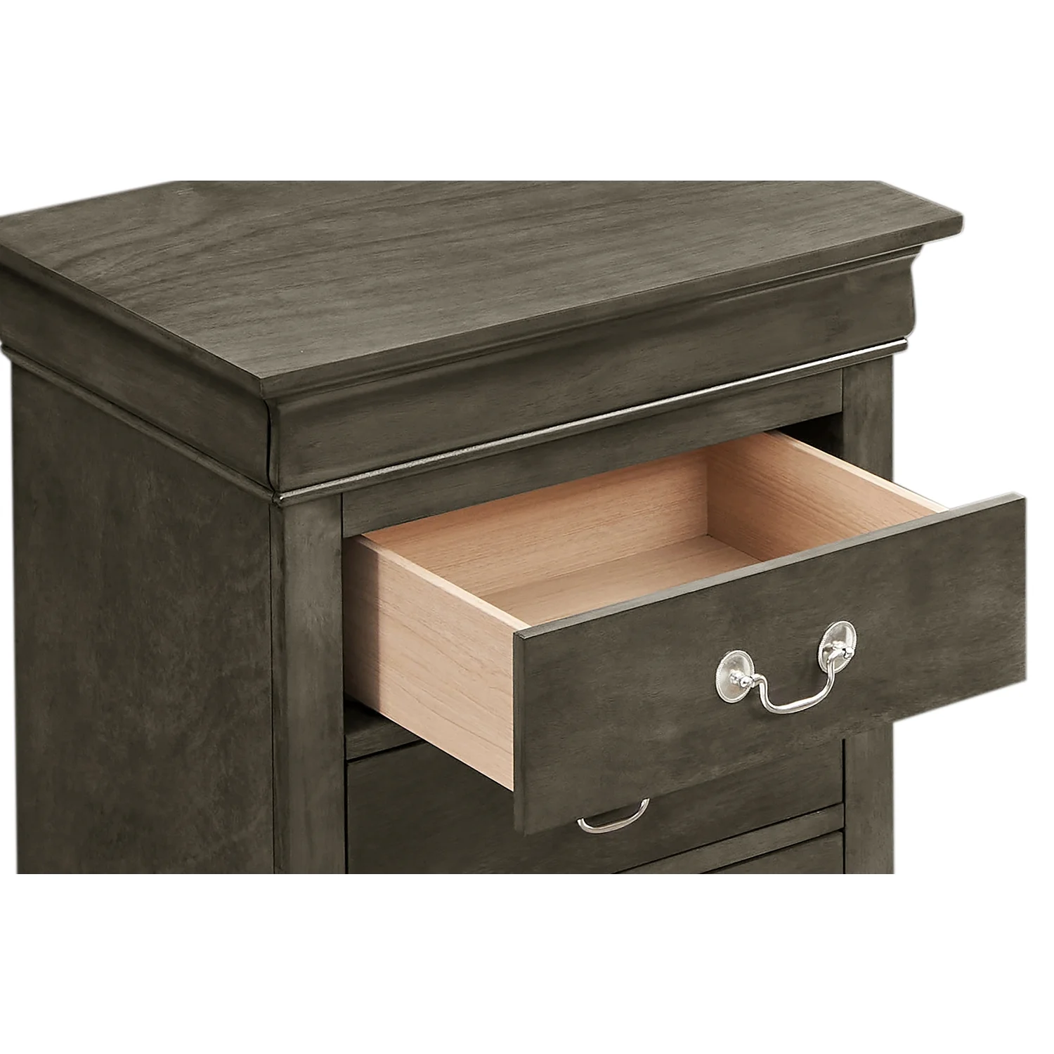 Glory Furniture Louis Phillipe 7 Drawer Lingerie Chest in Cherry - Image 23