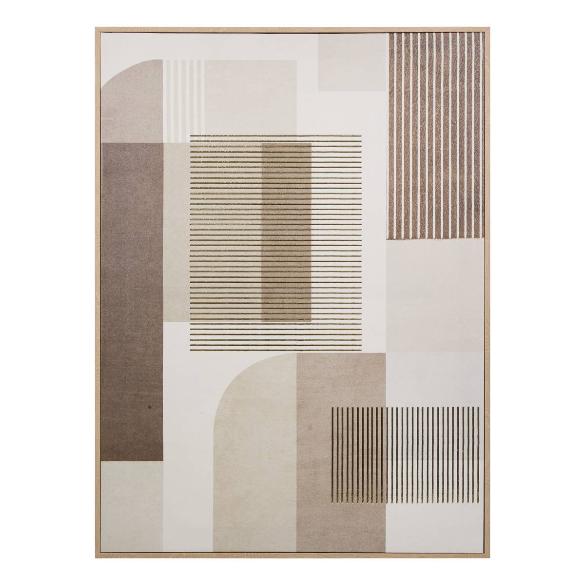 Framed Canvas Print "Xena" Brown, 58x78 cm