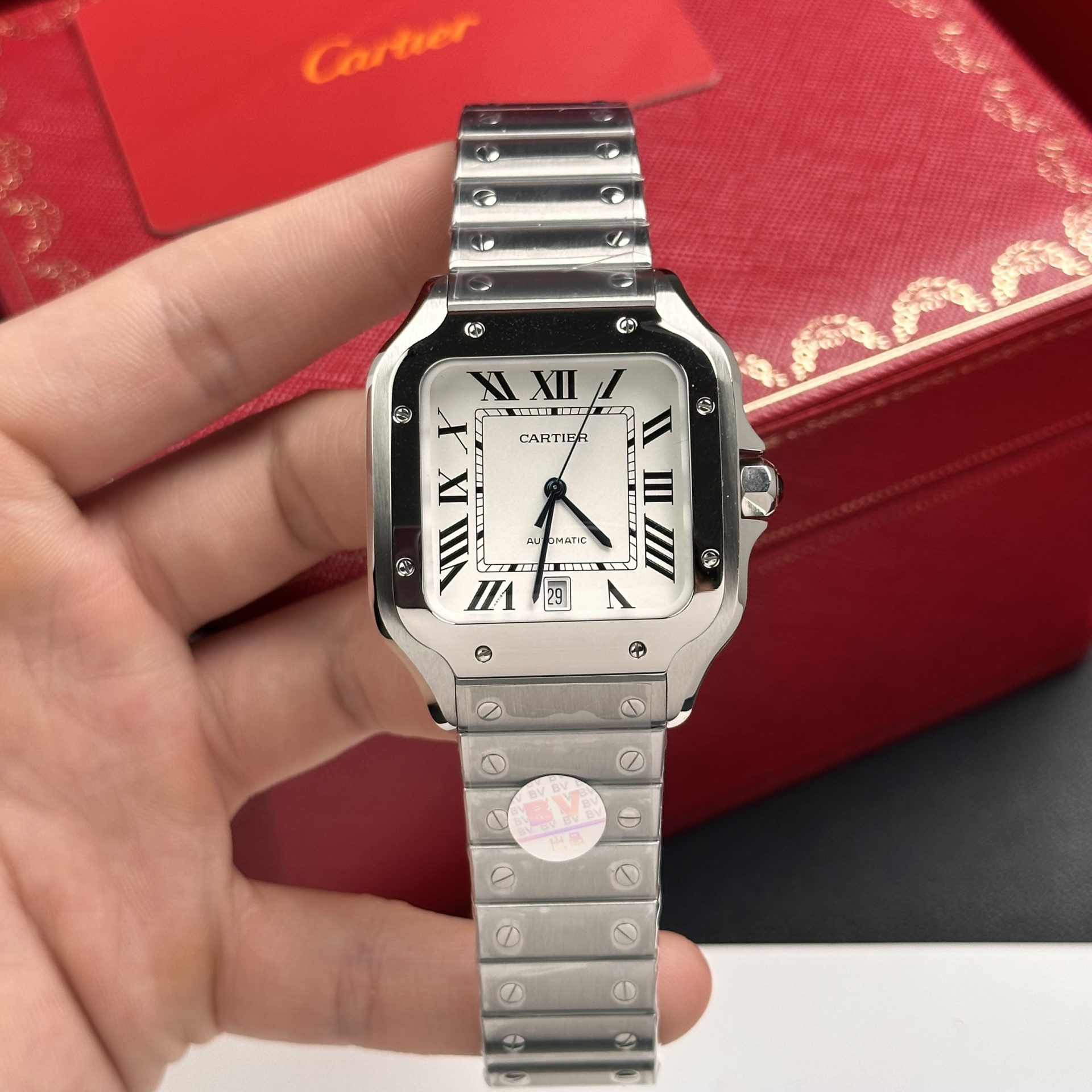 Cartier Replica 1:1 Watch Santos de Cartier WSSA0018 BV Factory 39.8mm - Elite Watch Atelier