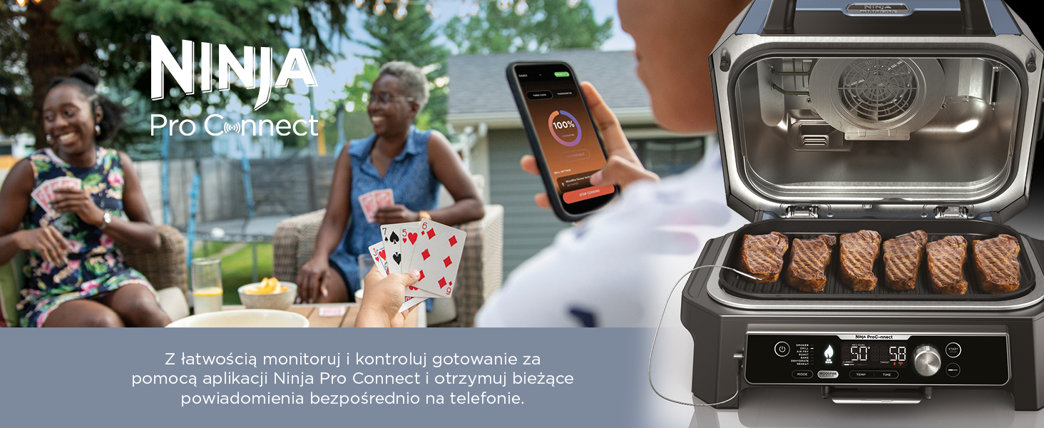 Ninja Woodfire Pro Connect XL Grill elektryczny OG901