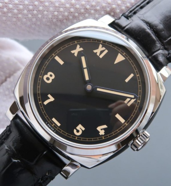 Replica Panerai XF PAM718 Black California Dial Black Leather Strap P.1000 - Elite Watch Atelier