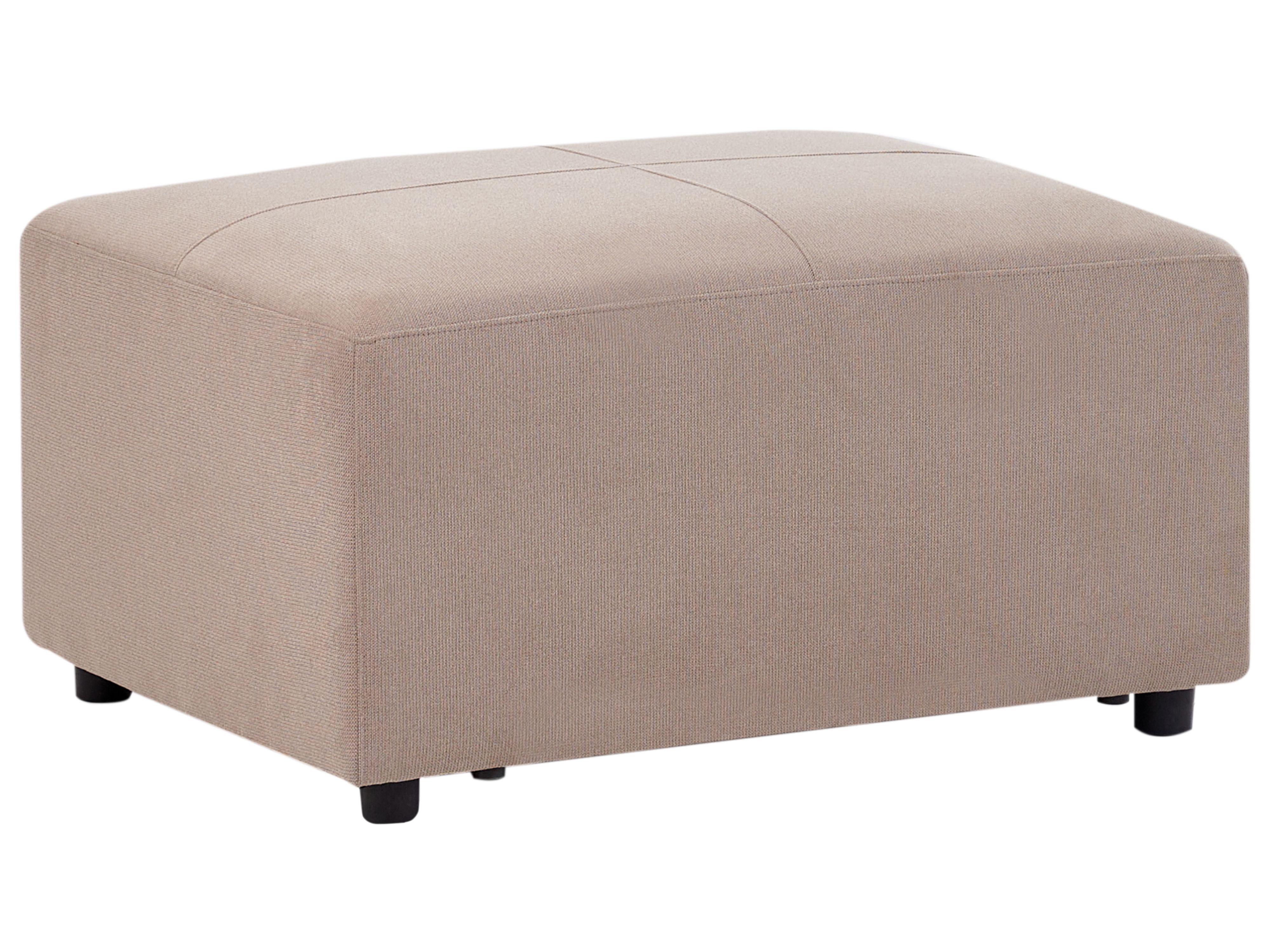 Ottoman KOHLO Fabric Taupe