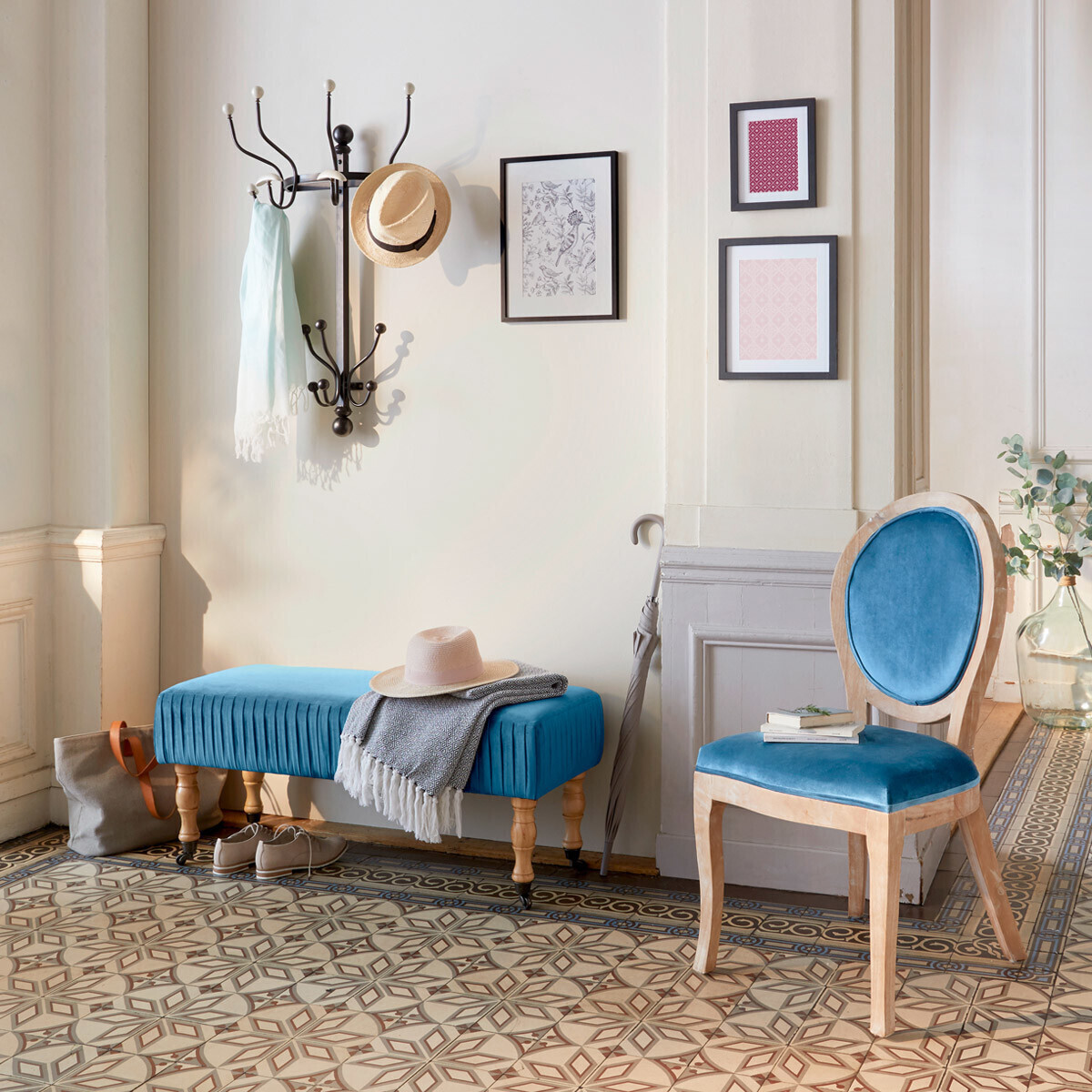 Wooden photo frame"Eva" Black, 13x18 cm