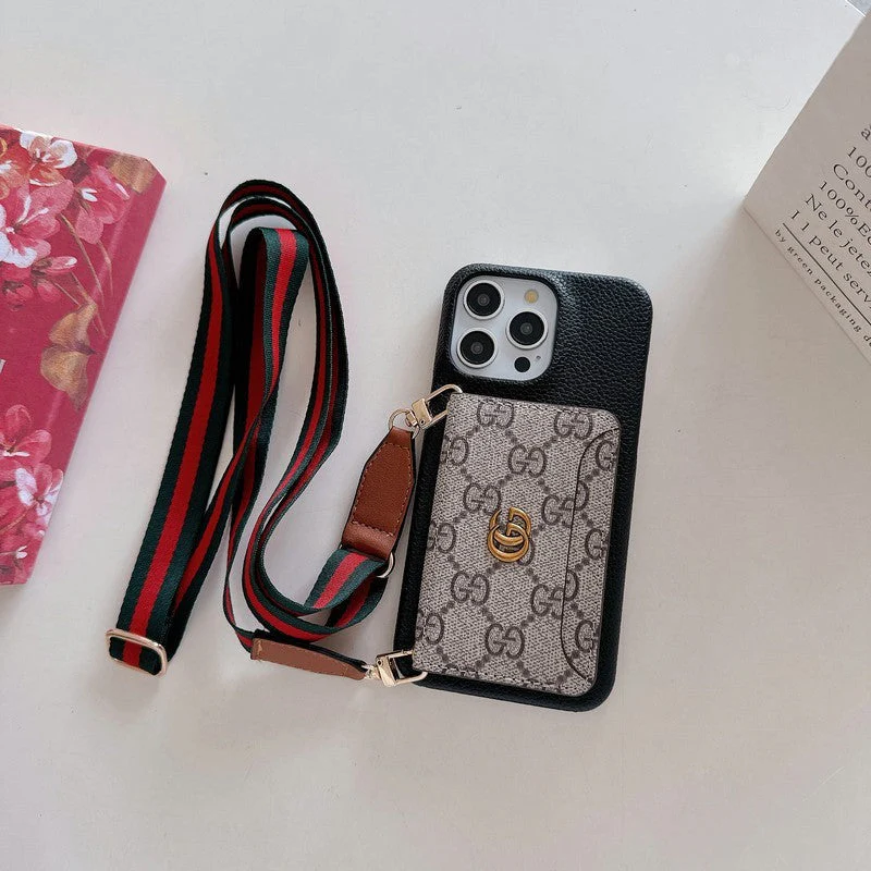 GG Card Bag Crossbody Classic iPhone Case - Wholesale & Influencer