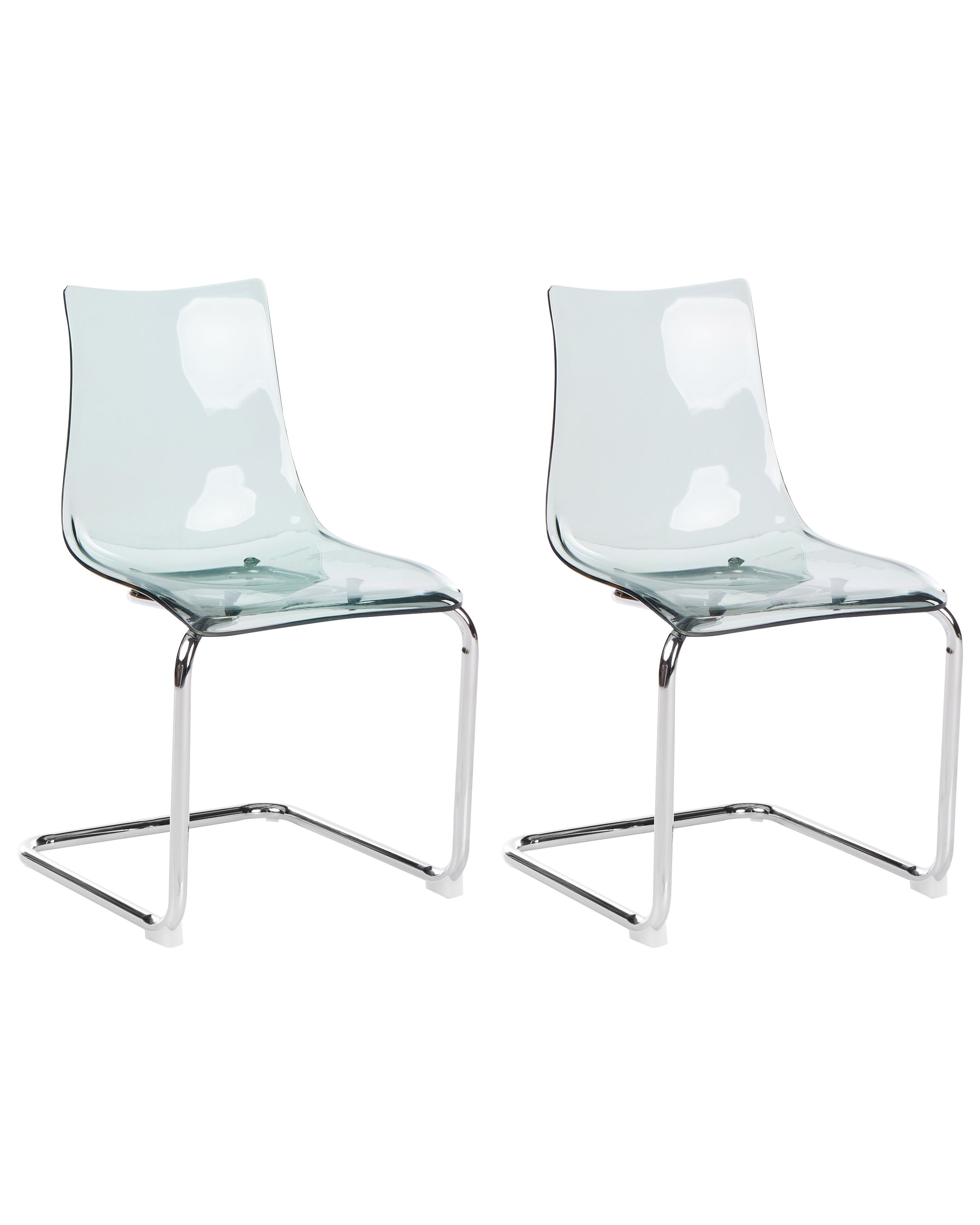 Set of 2 Dining Chairs MARSHALL Black
