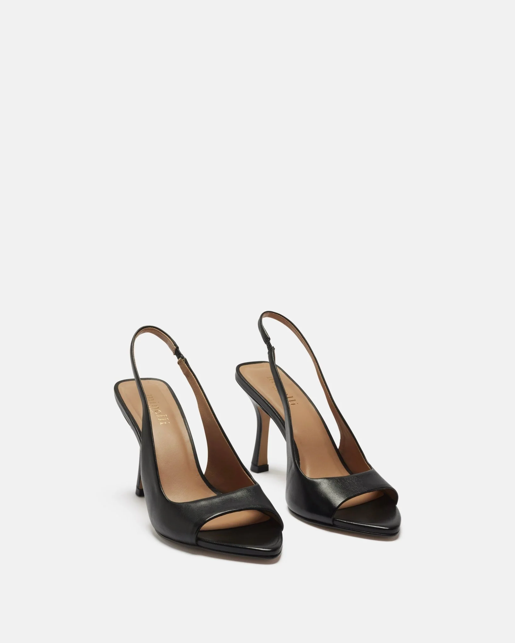 SANDALES KALDI - En cuir à talons noir