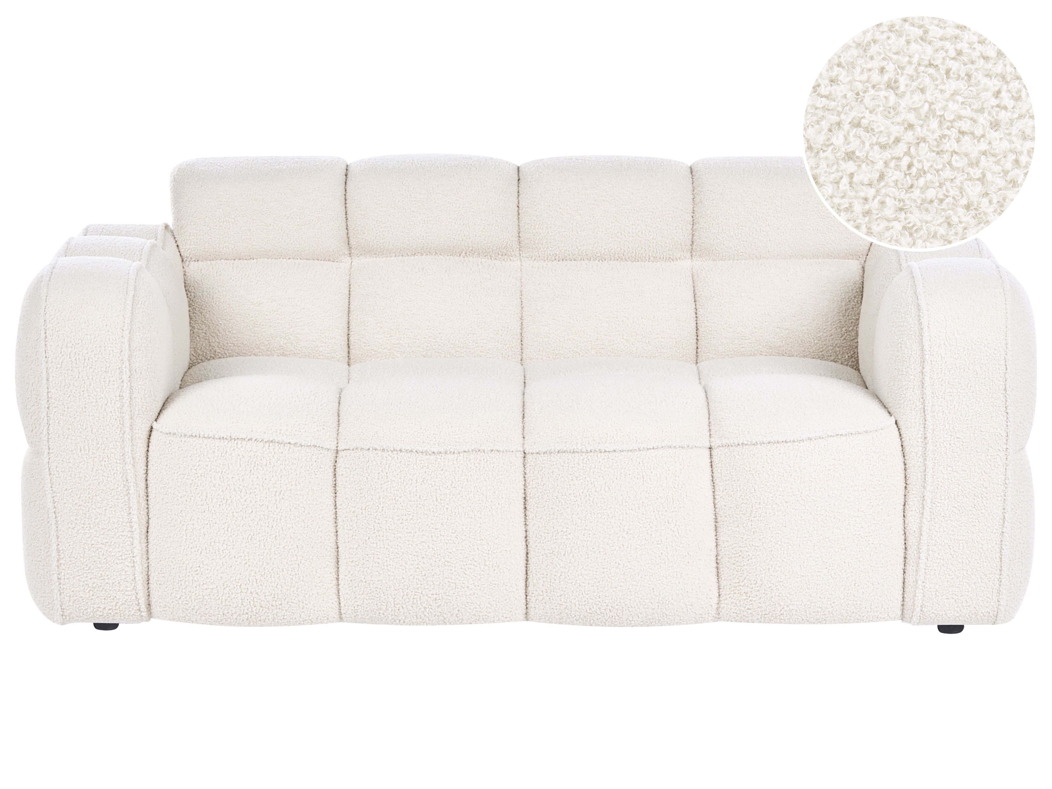 Sofa 2 Seater UTANA Boucle Off-White
