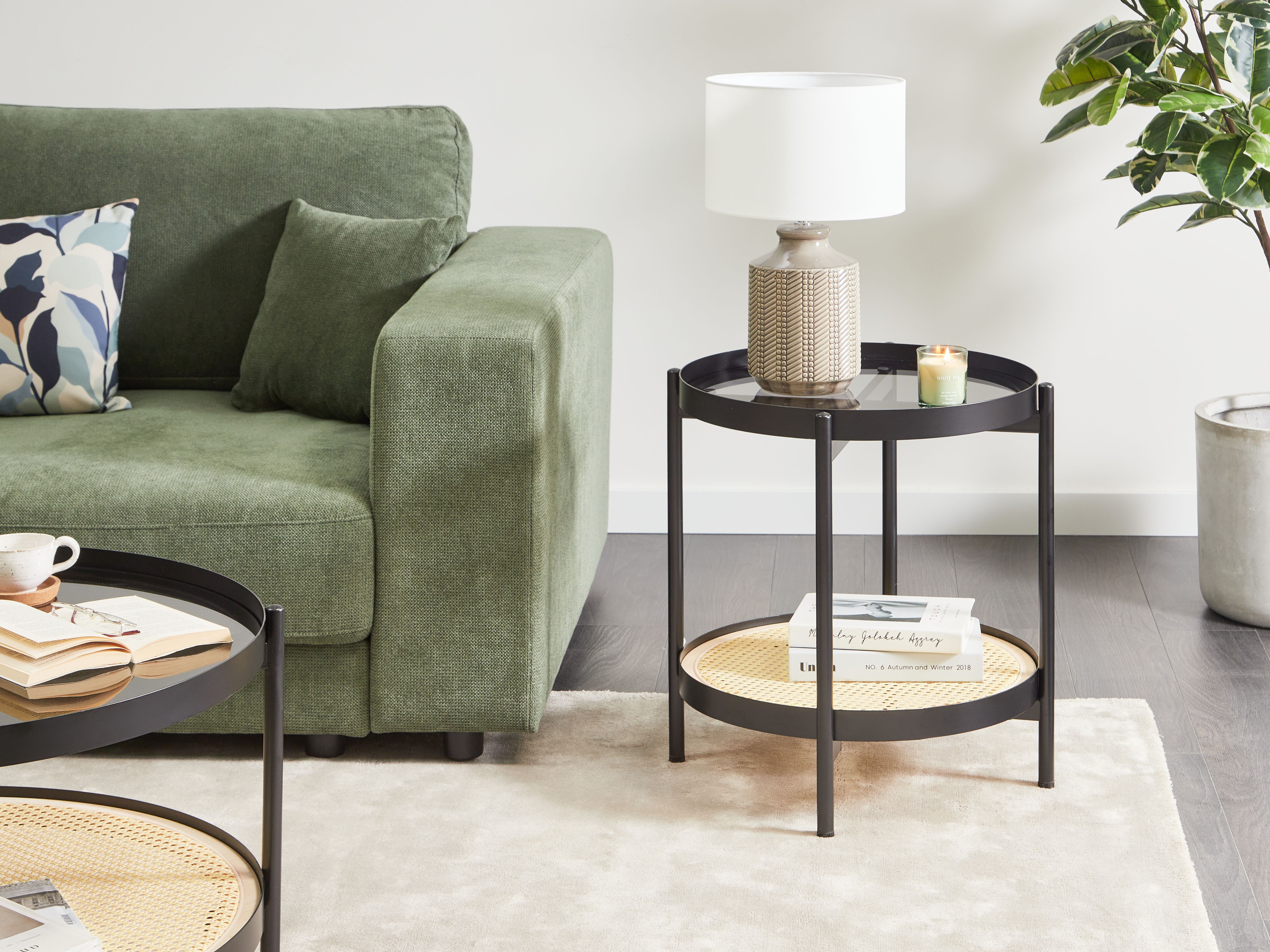 Side Table RENO Metal Black