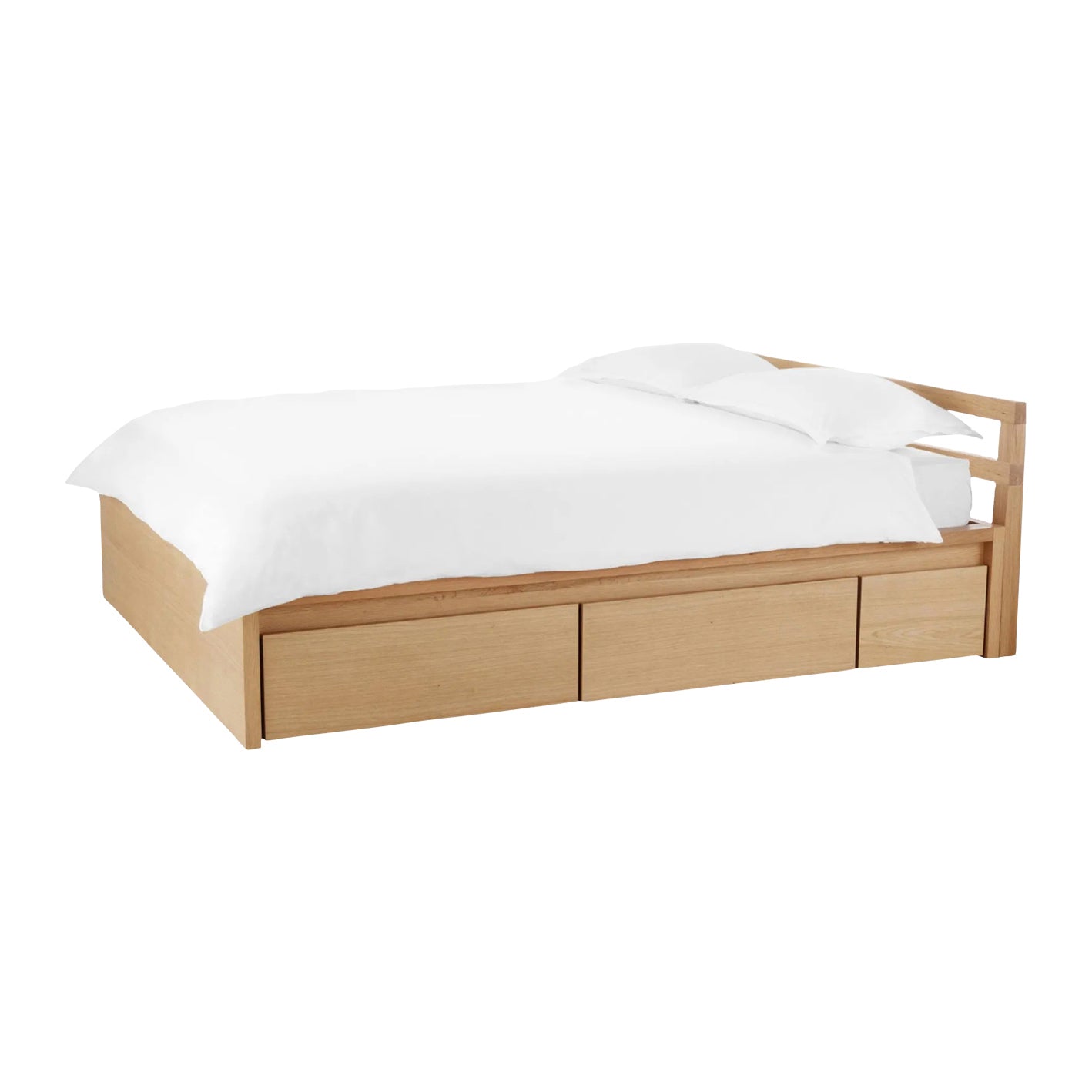 Blokker Doodle Bedframe met Opberglades - 160 x 200 cm - Eiken
