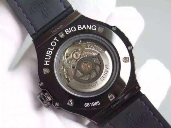 Replica Hublot Big Bang 41mm Tutti Frutti Maroon Caviar on Gummy Strap A2824 - Top club
