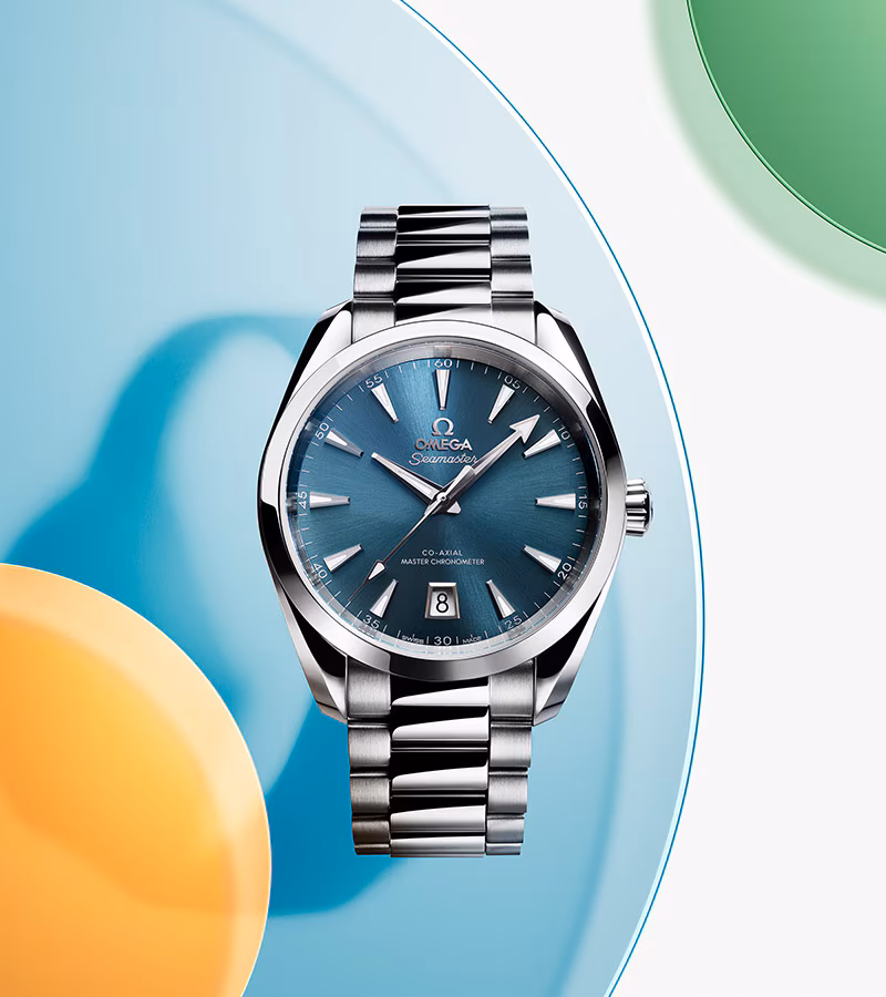 Seamaster Aqua Terra 150m Co-Axial Master Chronometer 38mm 'Atlantic Blue' Dial On Bracelet(1:1 replica) - Elite Watch Atelier