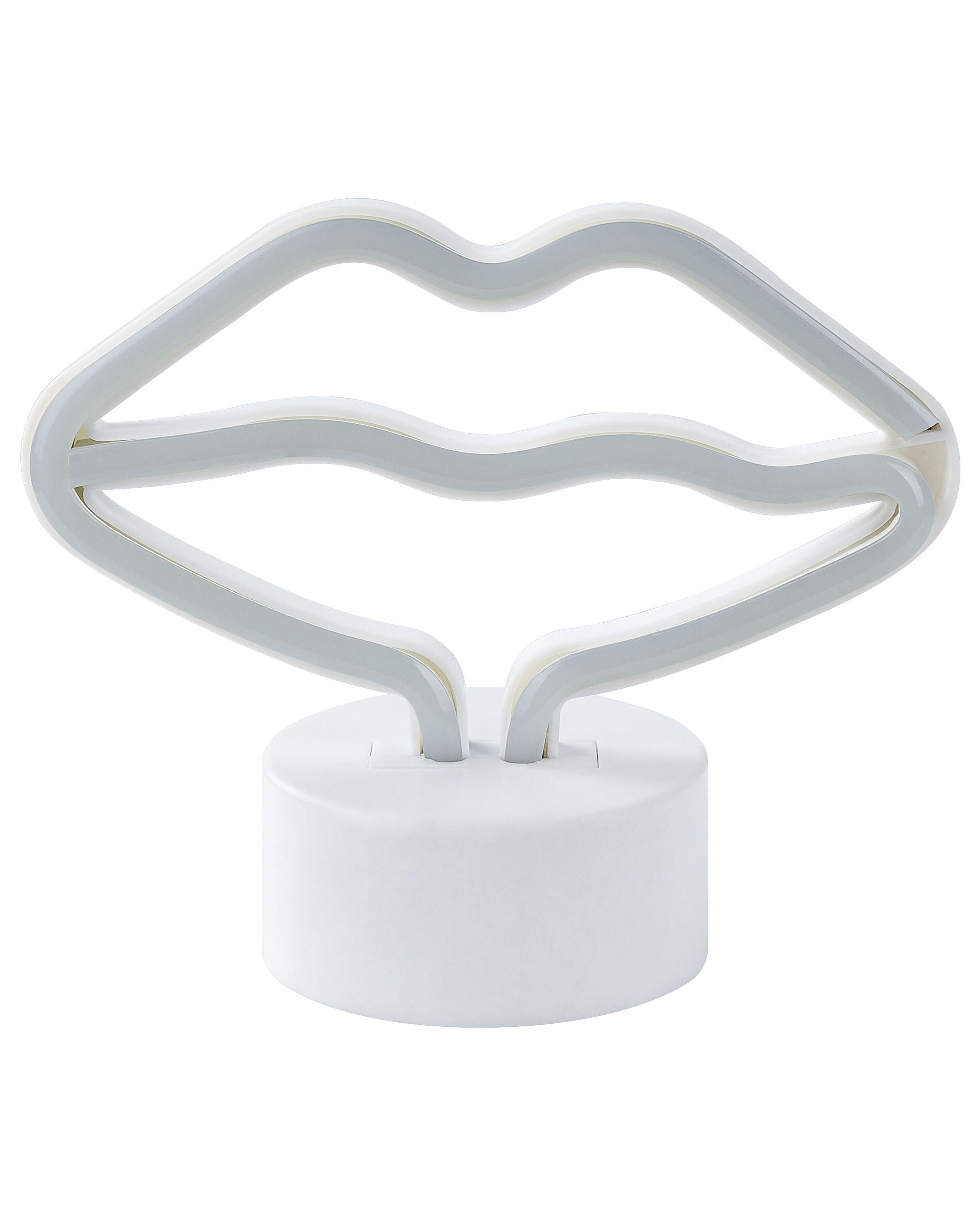 LED Neon Sign Lips FLORA Pink