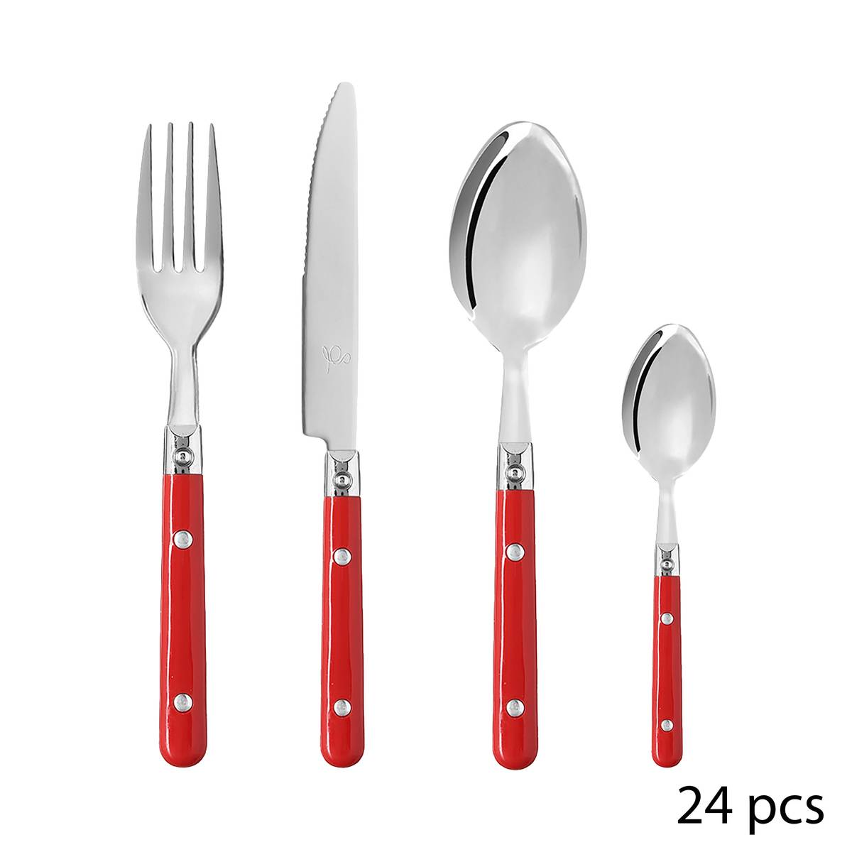 24-piece cutlery set "Bistrot" Multicolored