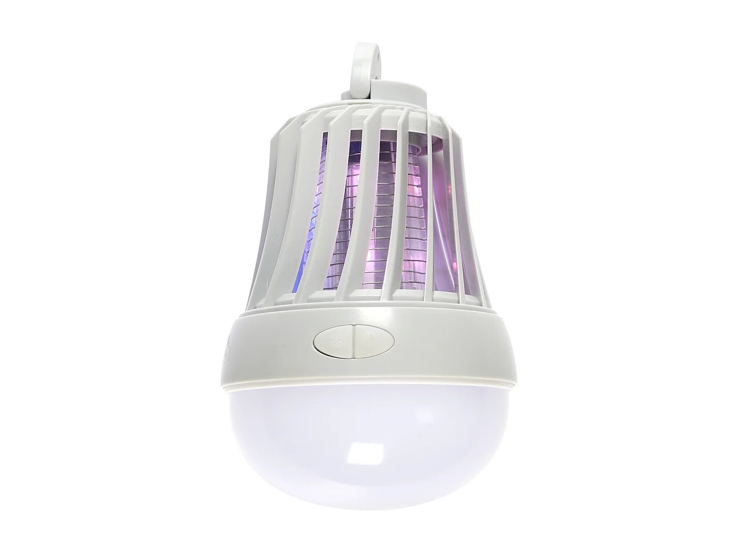 Lampe Anti Insectes - JE CHERCHE UNE IDEE - Suspendue - Piège à Moustiques - Gris et Blanc