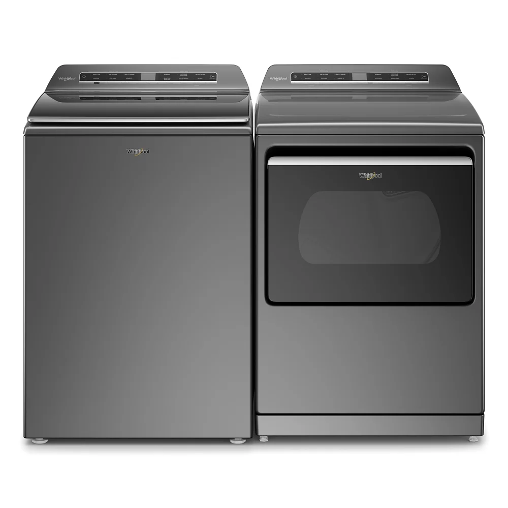 Whirlpool 7.4 cu ft Chrome Shadow Electric Top Load Clothes Dryer - Image 5