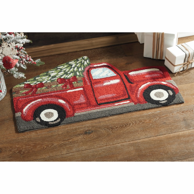 Indoor/Outdoor Holiday Truck-Shaped Mat – 22