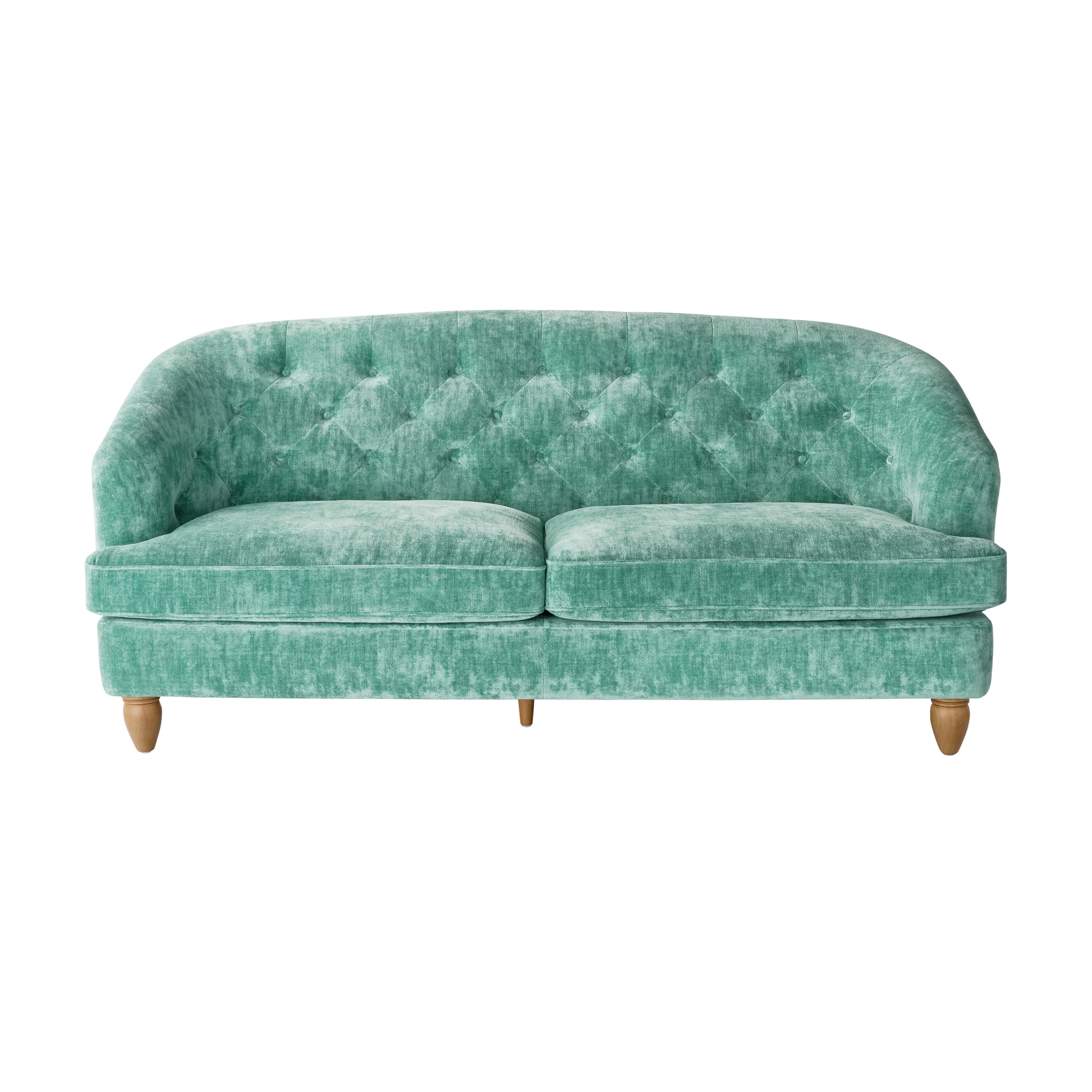 The Pioneer Woman Laurel Tufted Sofa, Cream Velvet, 79.53 in - Image 13
