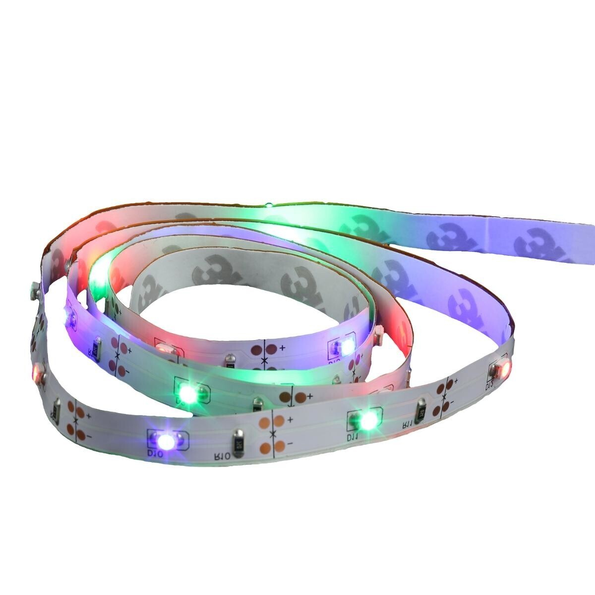 Battery powered LED band Multicoloured, L.330 cm