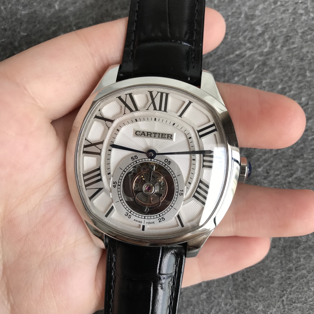 DRIVE DE CARTER - Reference W4100013BBR - Cartier One Piece Tourbillon(1:1 replica) - Top club