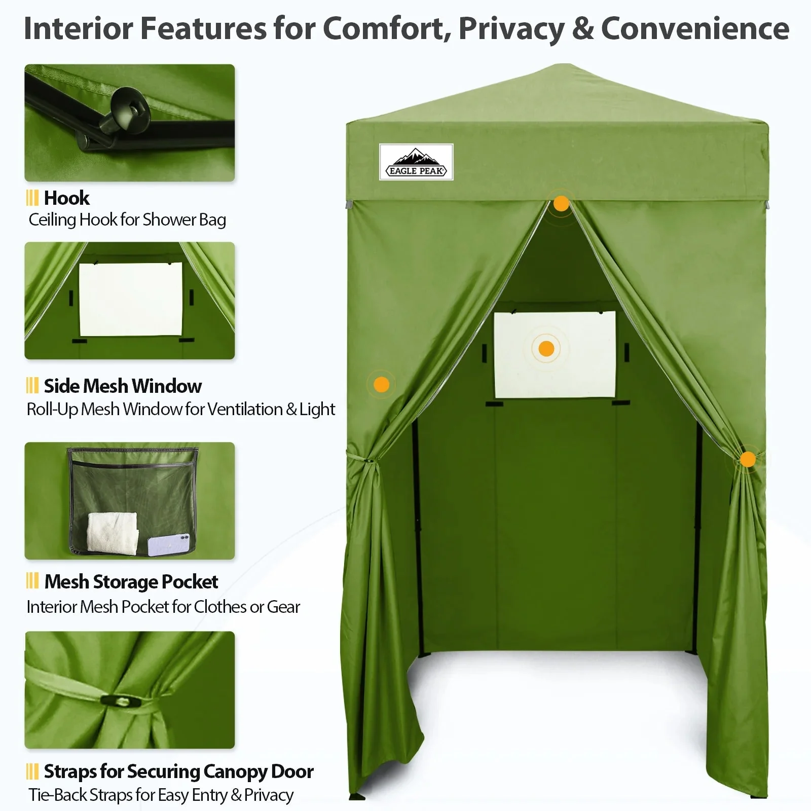 EAGLE PEAK Ultra Compact 4 ft x 4 ft Pop-Up Changing Room Canopy - Flex - Image 179 EAGLE PEAK Ultra Compact 4 ft x 4 ft Pop-Up Changing Room Canopy - Flex - Image 179