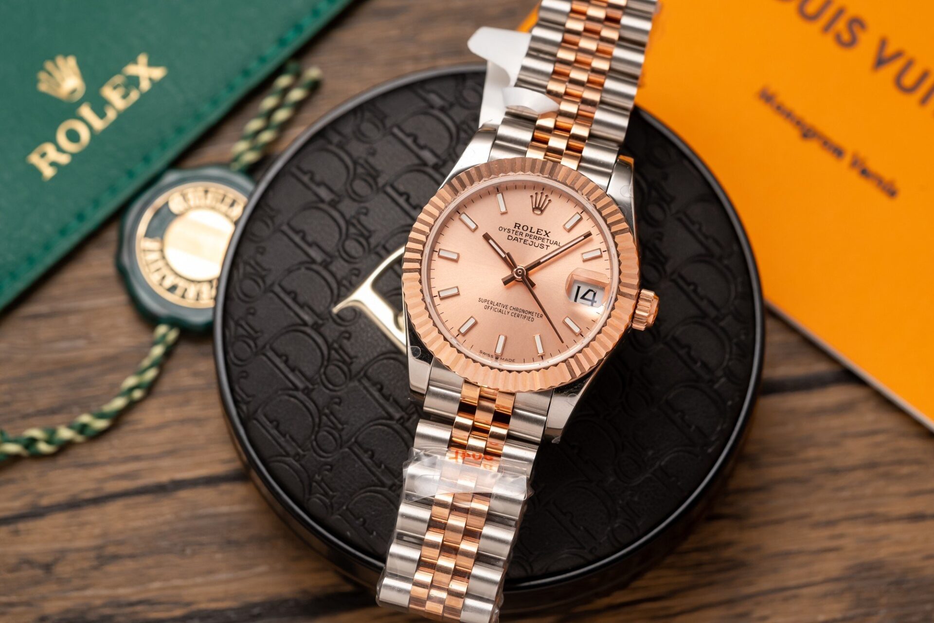 Rolex DateJust Replica Watch Gold Wrapped GM Factory 31mm - Top club