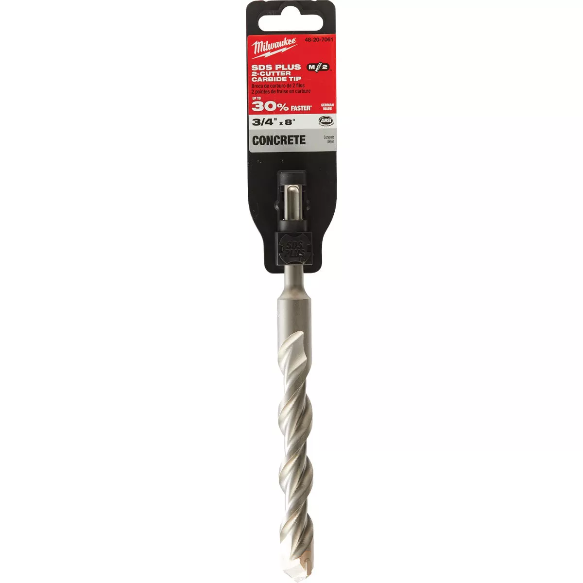 Milwaukee M/2 SDS-Plus 3/4 In. x 8 In. 2-Cutter Rotary Hammer Drill Bit