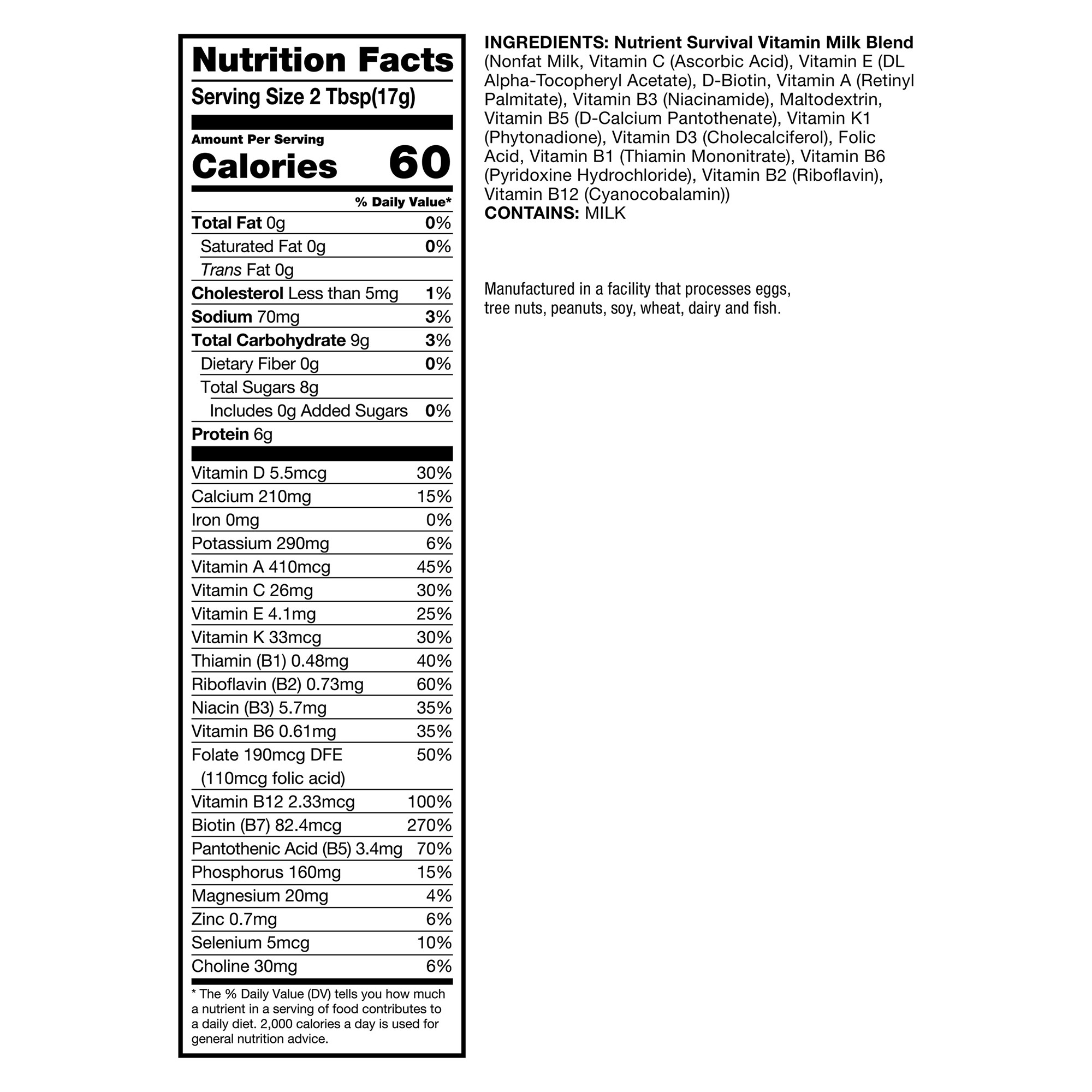 Nutrient Survival Powdered Milk 6-pack,(360 Total Servings) - Image 5