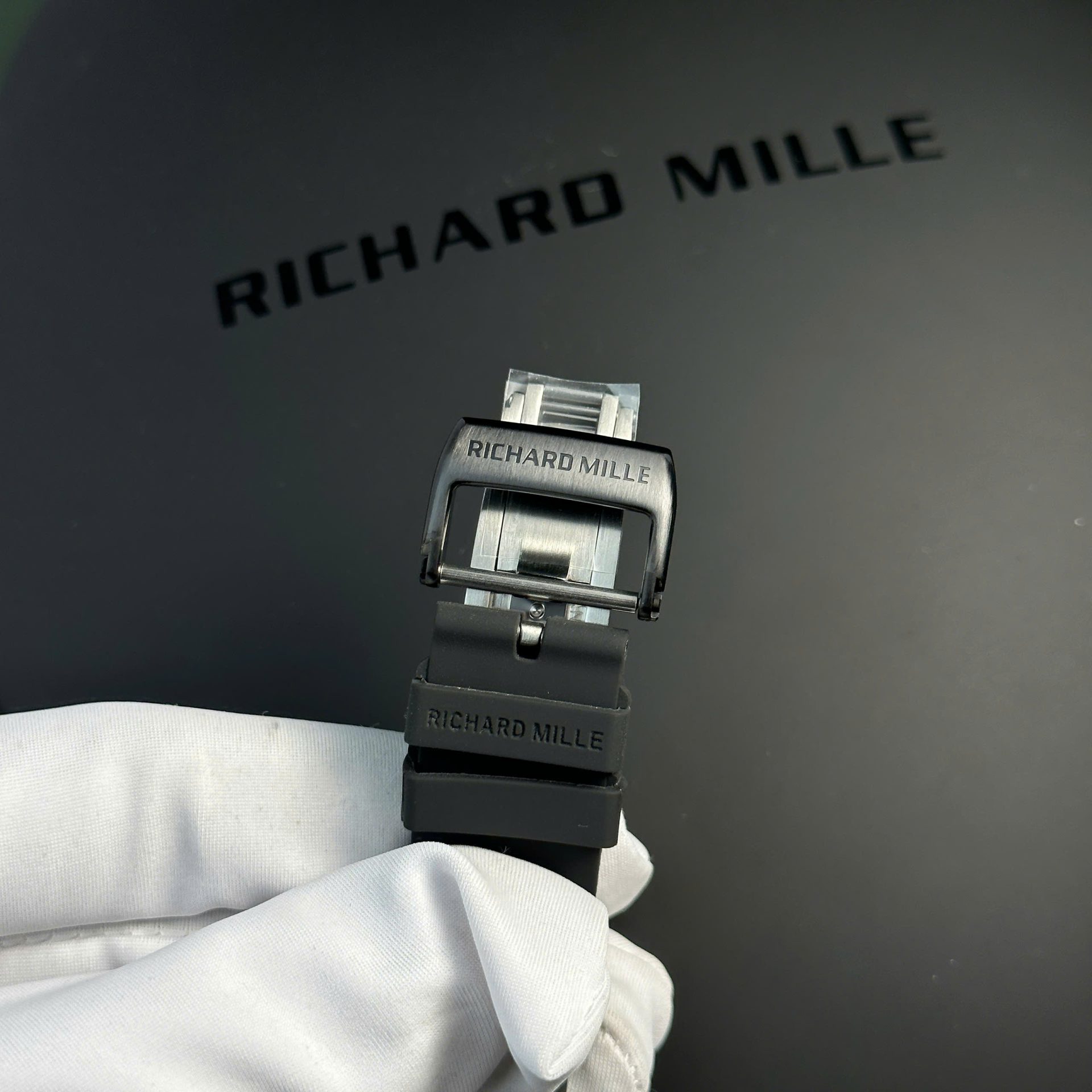 Richard Mille Replica Watch RM055 Black Ceramic Rubber Strap BBR Factory 42,7 49,9mm - Top club