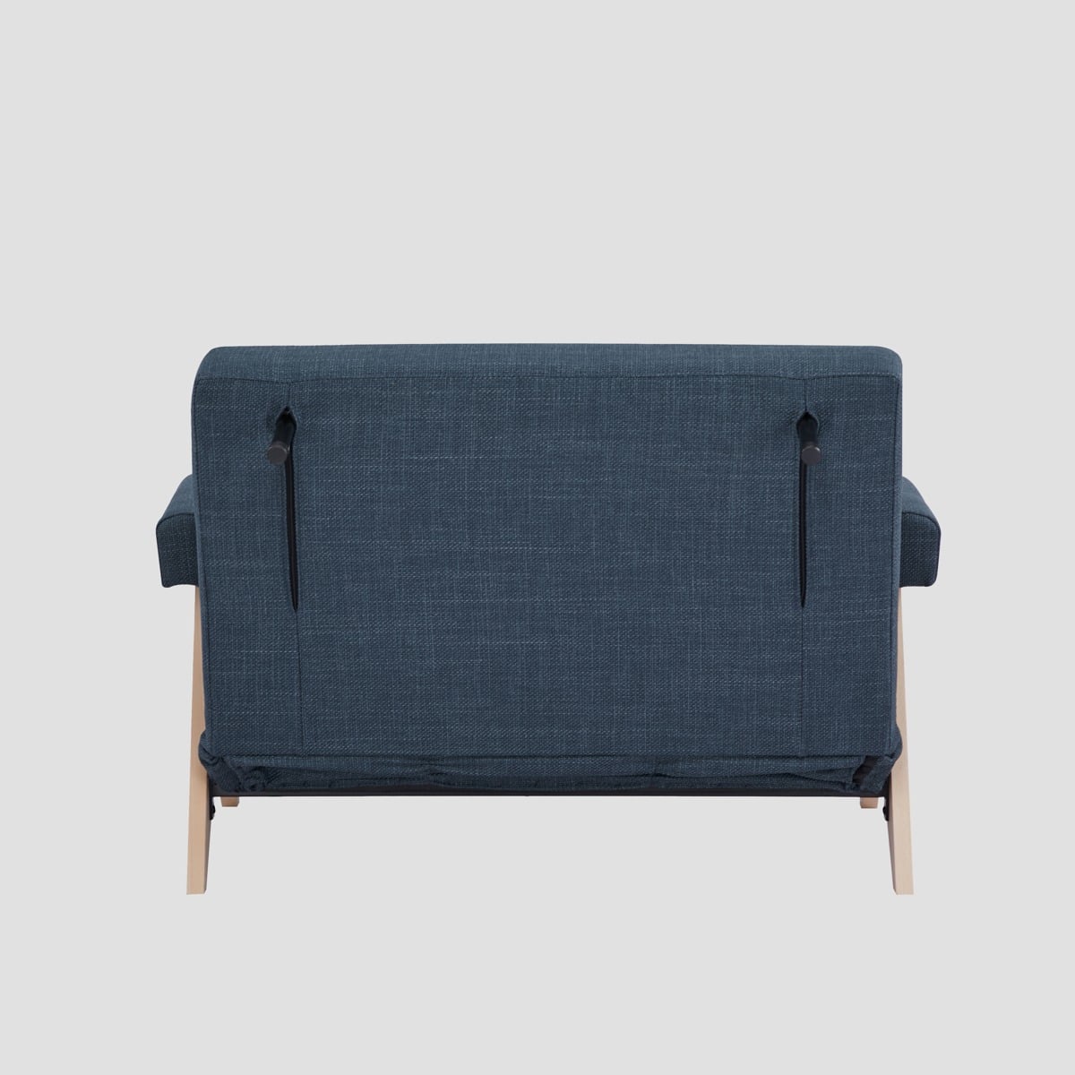 Sofa CALORE 1-osobowa, z funkcją spania ciemnoszara 117x90x82 cm