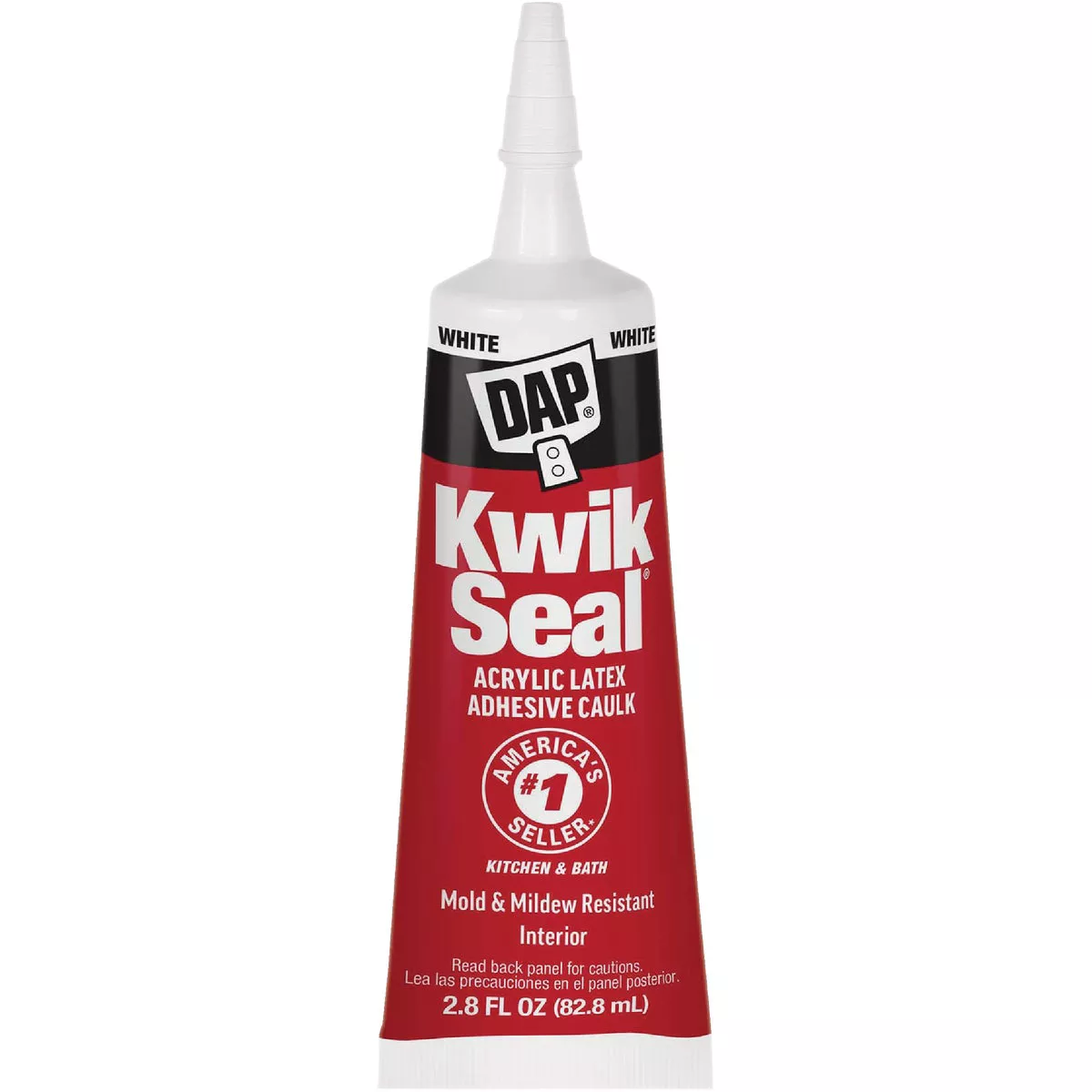 DAP Kwik Seal 2.8 Oz. White Kitchen & Bath Adhesive Caulk