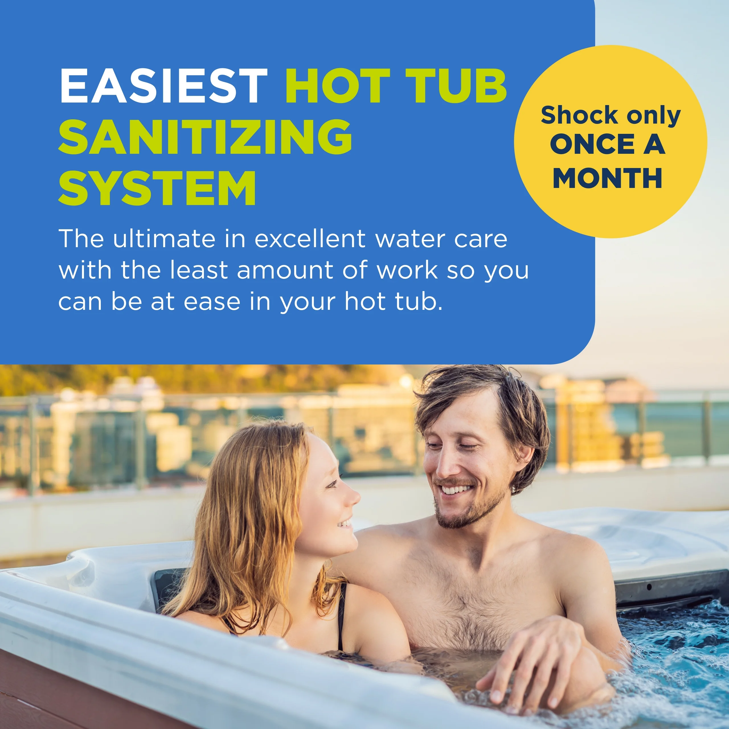 FROG @ease Floating System + 3 Pack of SmartChlor Replacements + 3 FROG Maintain Non-Chlorine Shock Treatments for Hot Tubs - Image 2