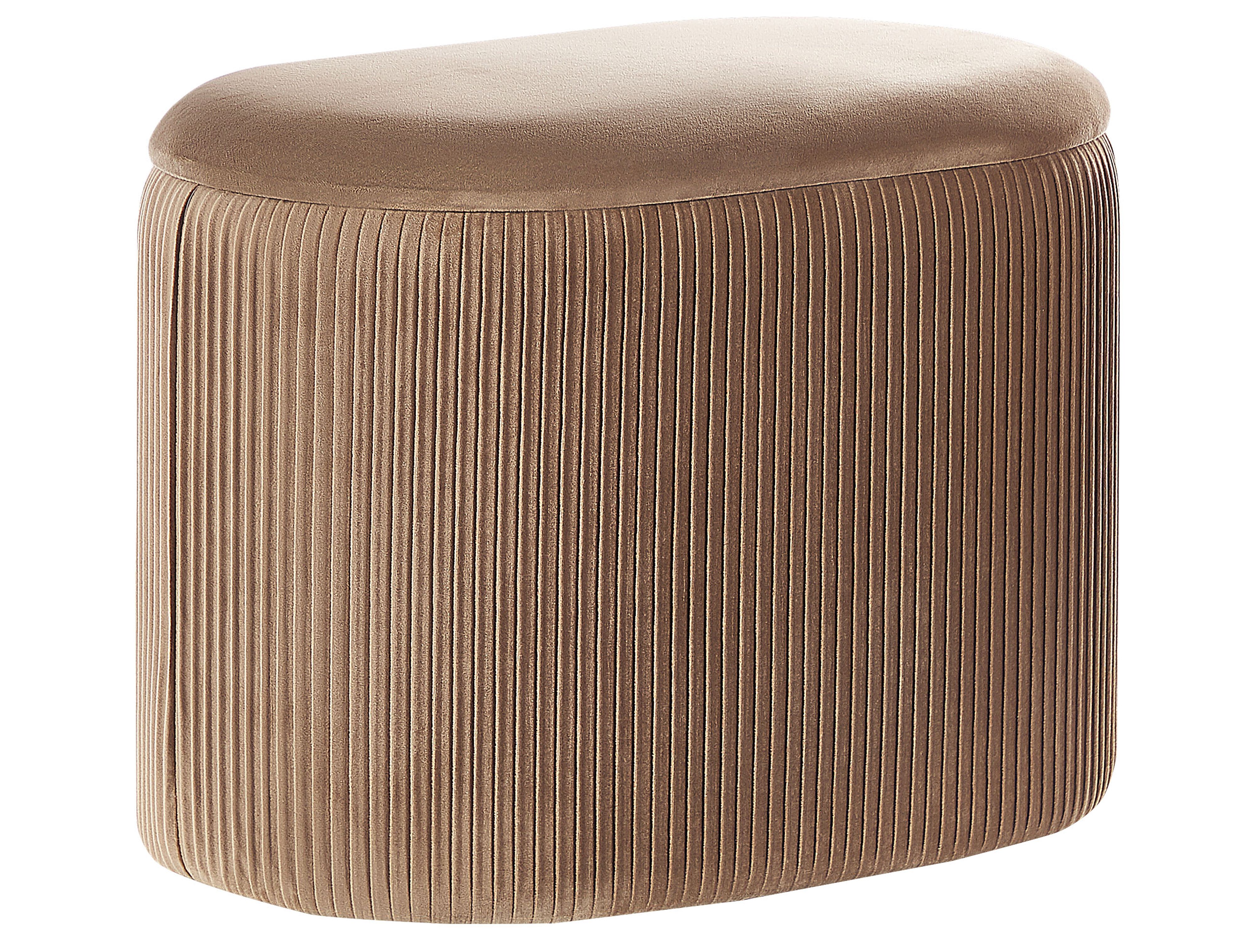 Storage Pouffe RICHLAND Velvet Beige