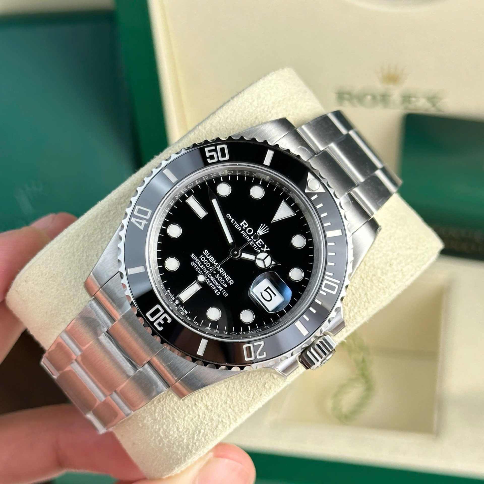 Rolex Men Replica Watch Submariner 126610LN Dial Black VS Factory 41mm - Elite Watch Atelier