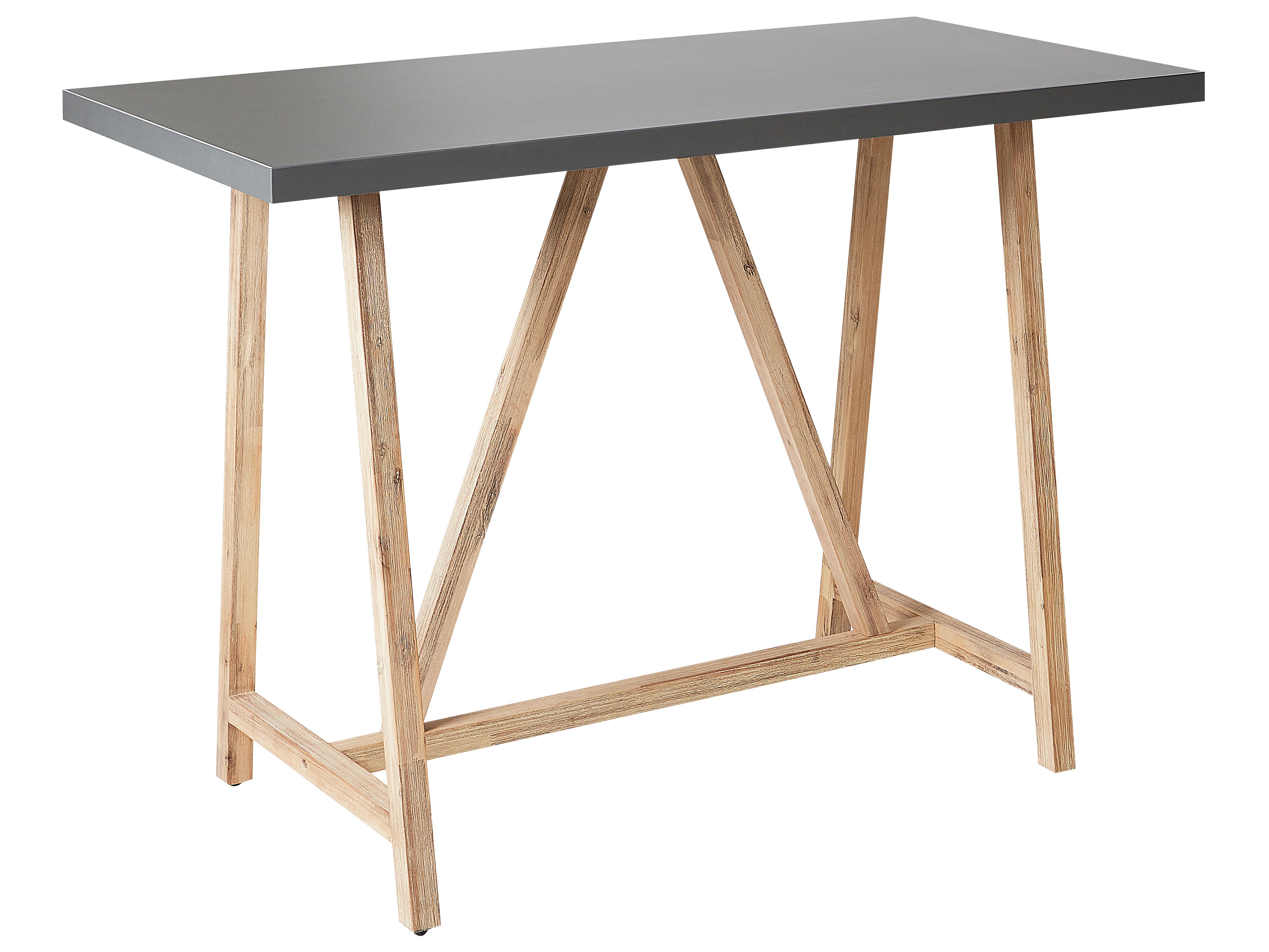 Garden Bar Table TALAMONE 140 cm 70 cm Grey