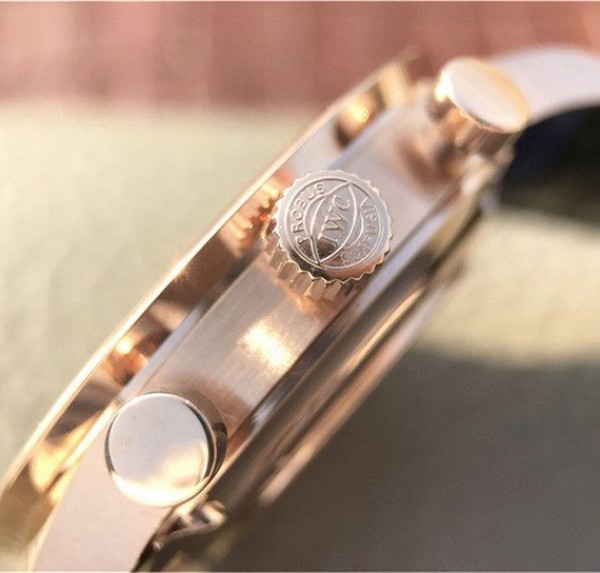 Replica IWC ZF Portuguese Chrono IW3714 RG White Dial Diamonds Inner Bezel - Top club