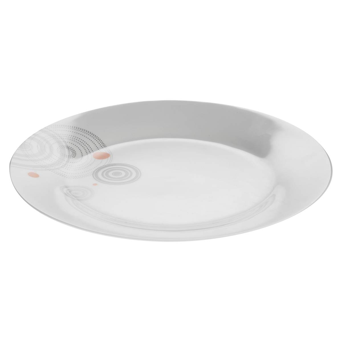Set of 6 "Instant" dinner plates D.27.2 cm, White