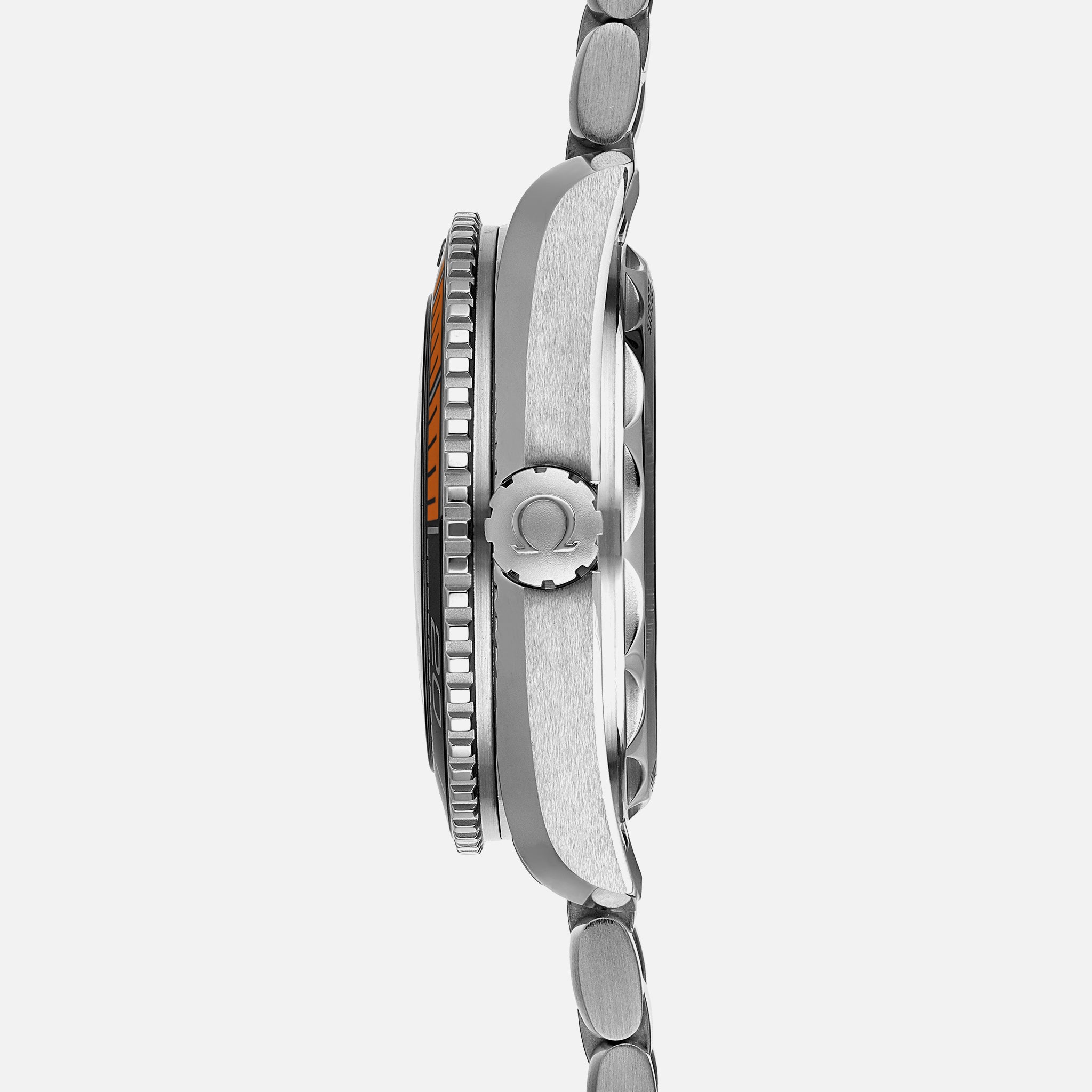 Seamaster Planet Ocean 600M Co-Axial Master Chronometer 43.5mm Black Dial With Orange Accents On Bracelet(1:1 replica) - Top club