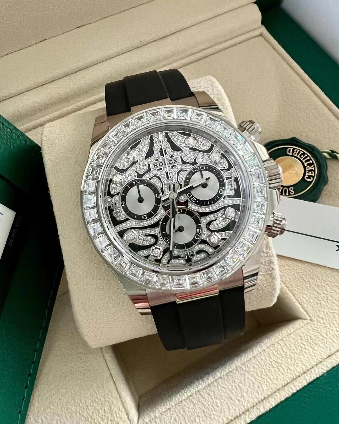 Rolex Daytona Eye of the Tiger White Gold 116589TBR(1:1 replica) - Top club