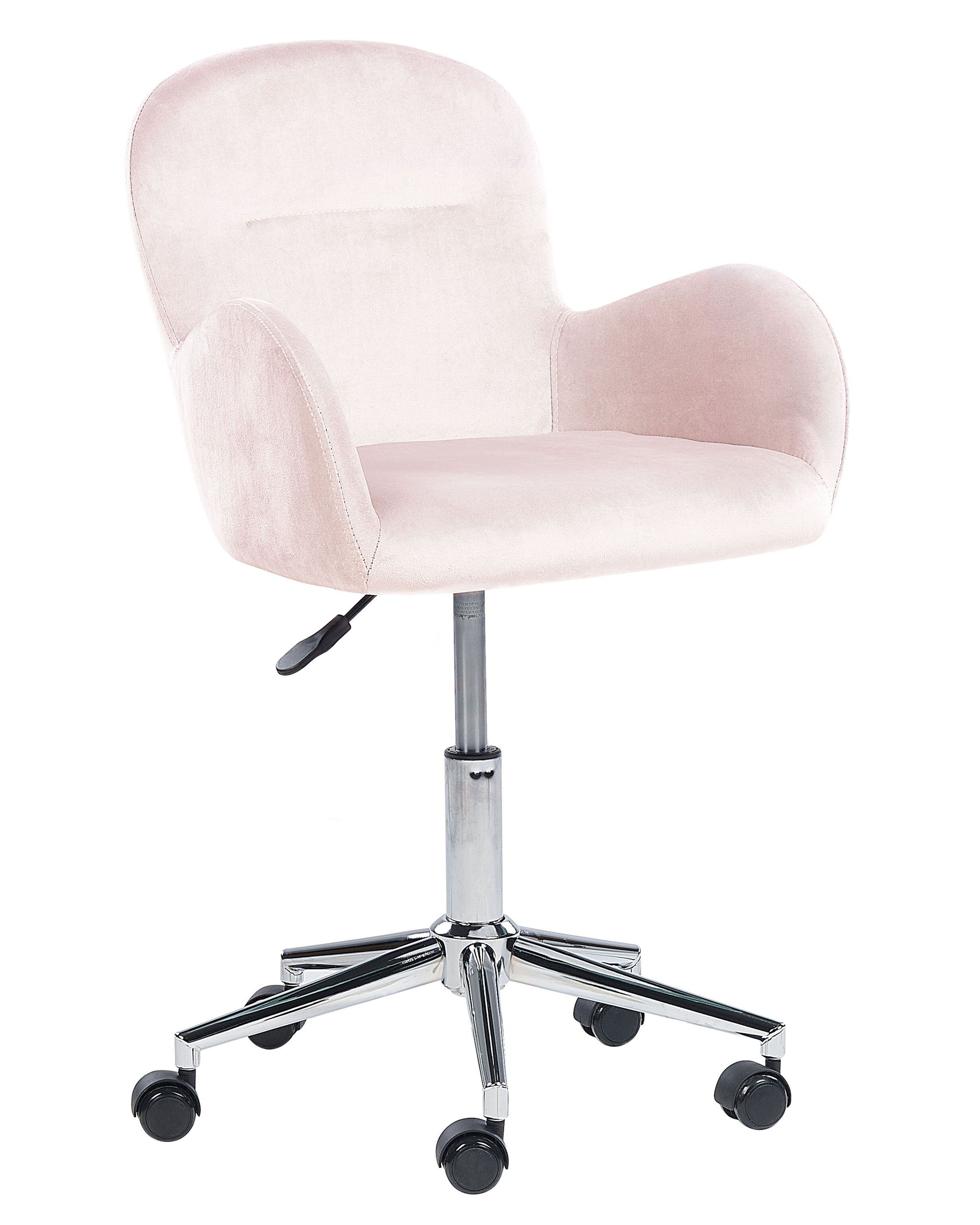 Desk Chair PRIDDY Velvet Pink