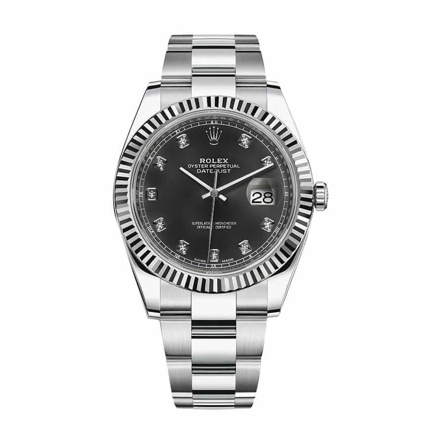 Rolex Datejust Diamond Black Replica - Top club
