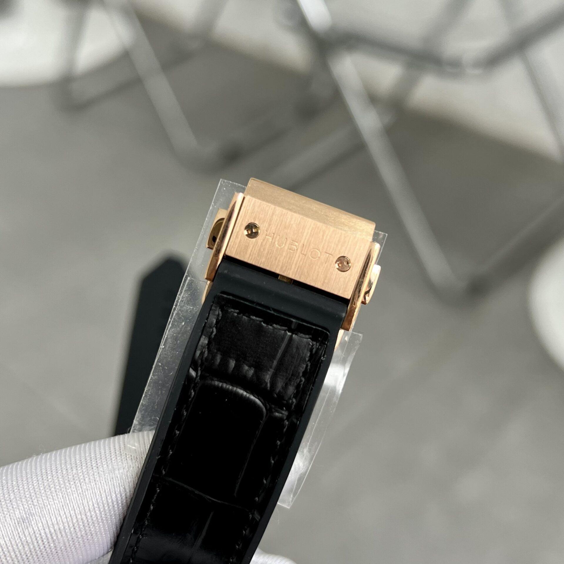 Hublot Replica Watch Classic Fusion King Gold With Diamonds Case HB Factory 38mm - Top club