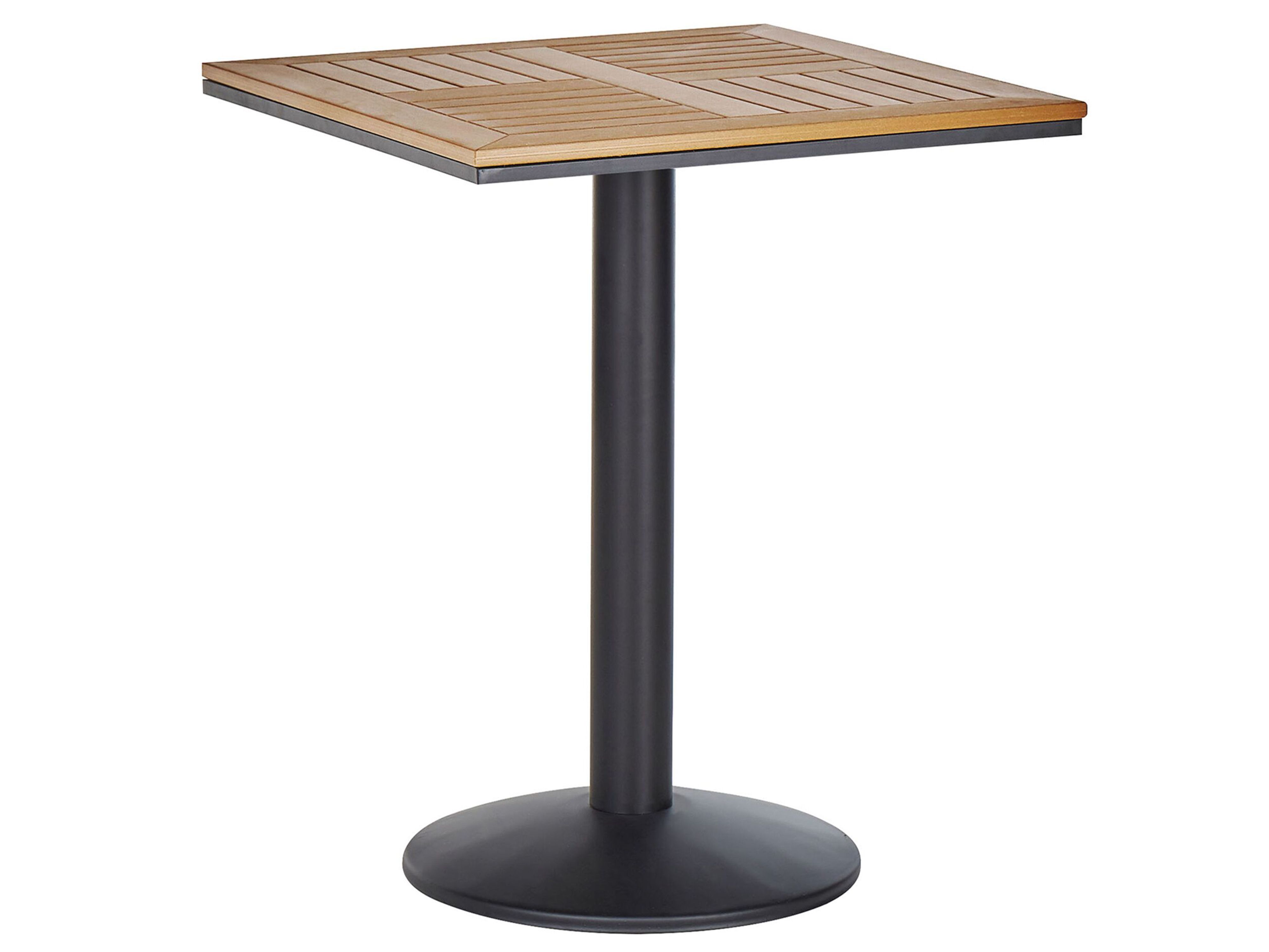 Bistro Table PALMI 60 cm 60 cm Wood-like Brown
