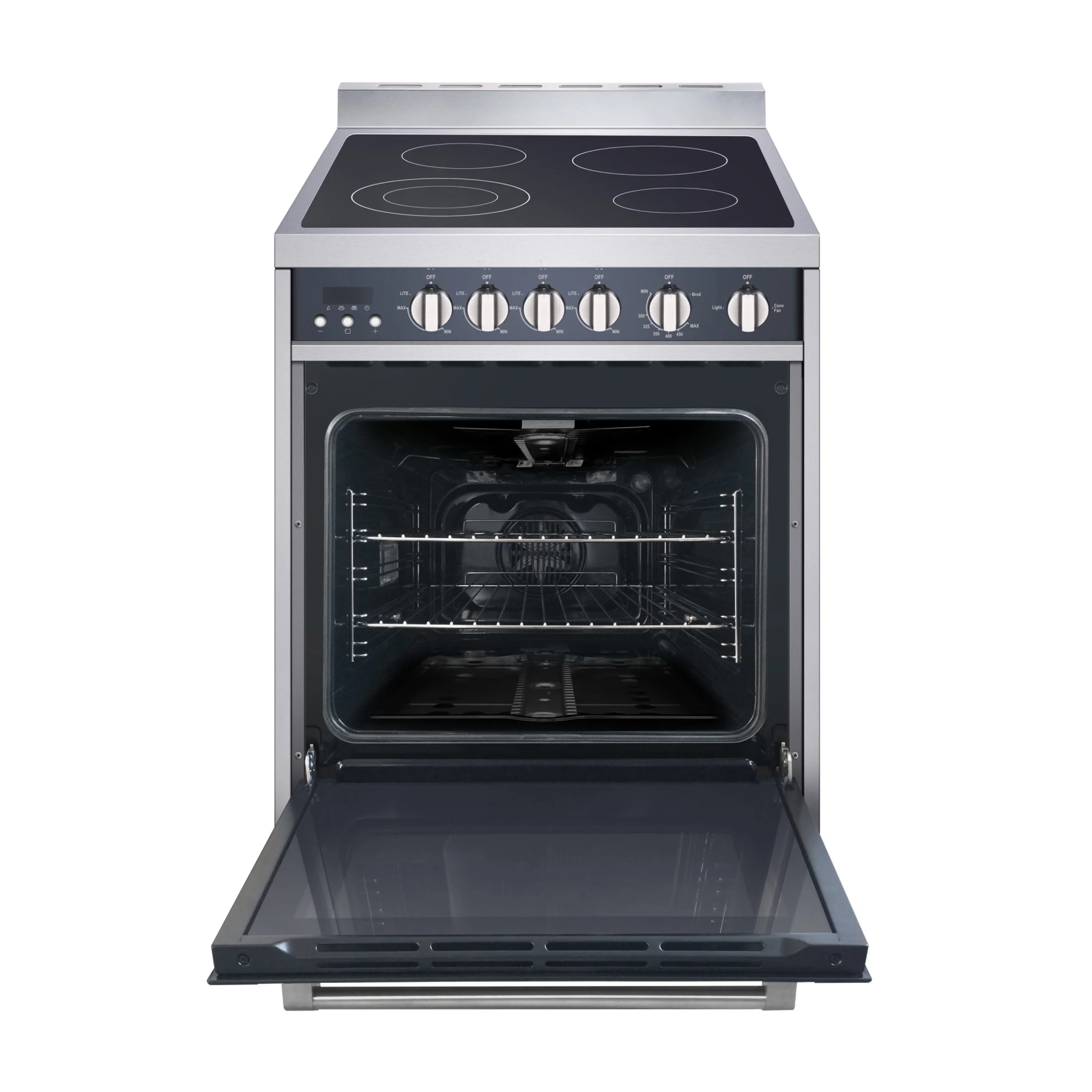 Magic Chef 2.2 cu. ft. Electric Range with Convection in Stainless Steel in Stainless Steel - Image 2