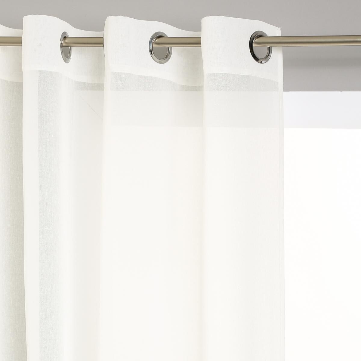 Sheer curtain Ivory white, 140x240 cm